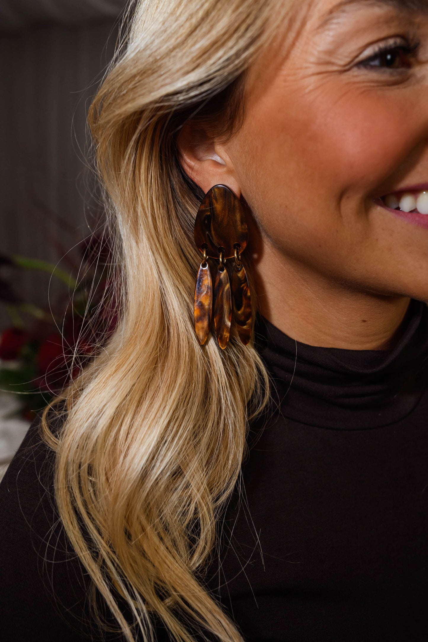 Brown Briac Earrings