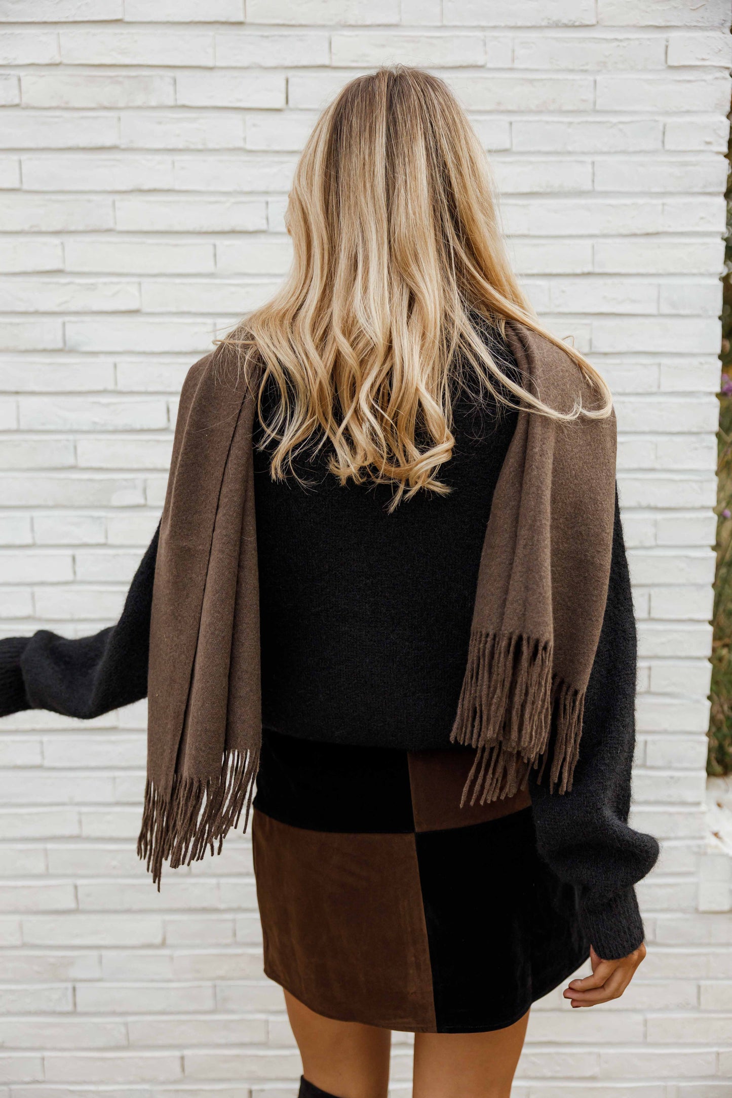 Black and Brown Asan Skirt