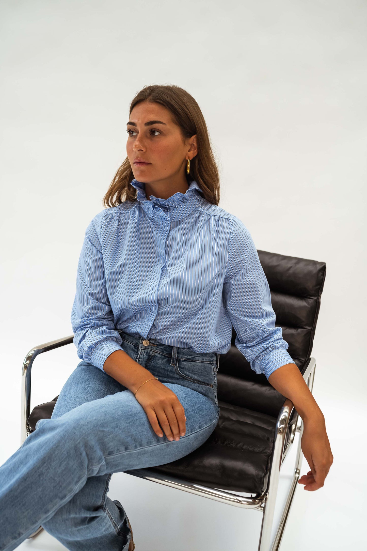 Blue Claudine Shirt