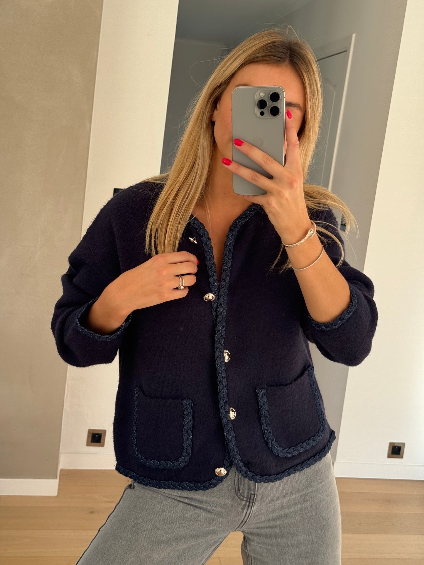 Blue Isadora Cardigan