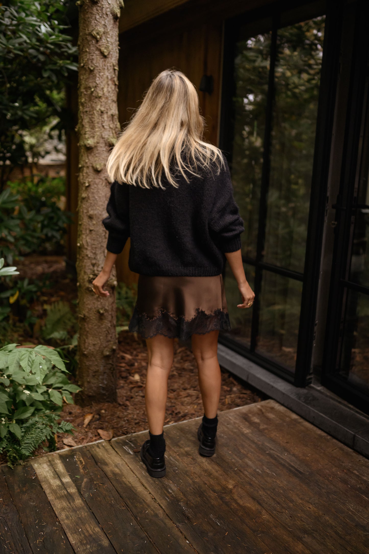 Chocolate Evela Skirt