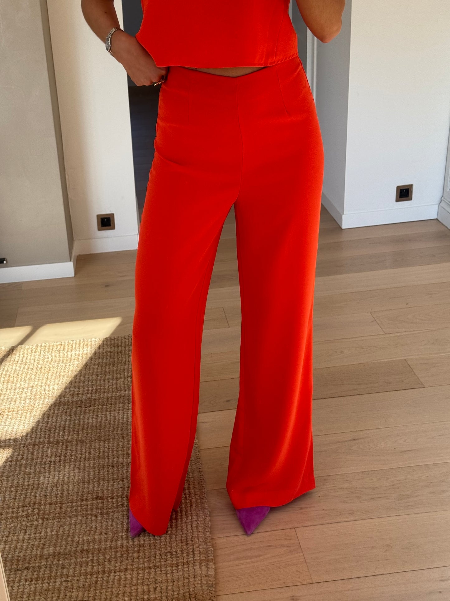 Coral Soline Pants