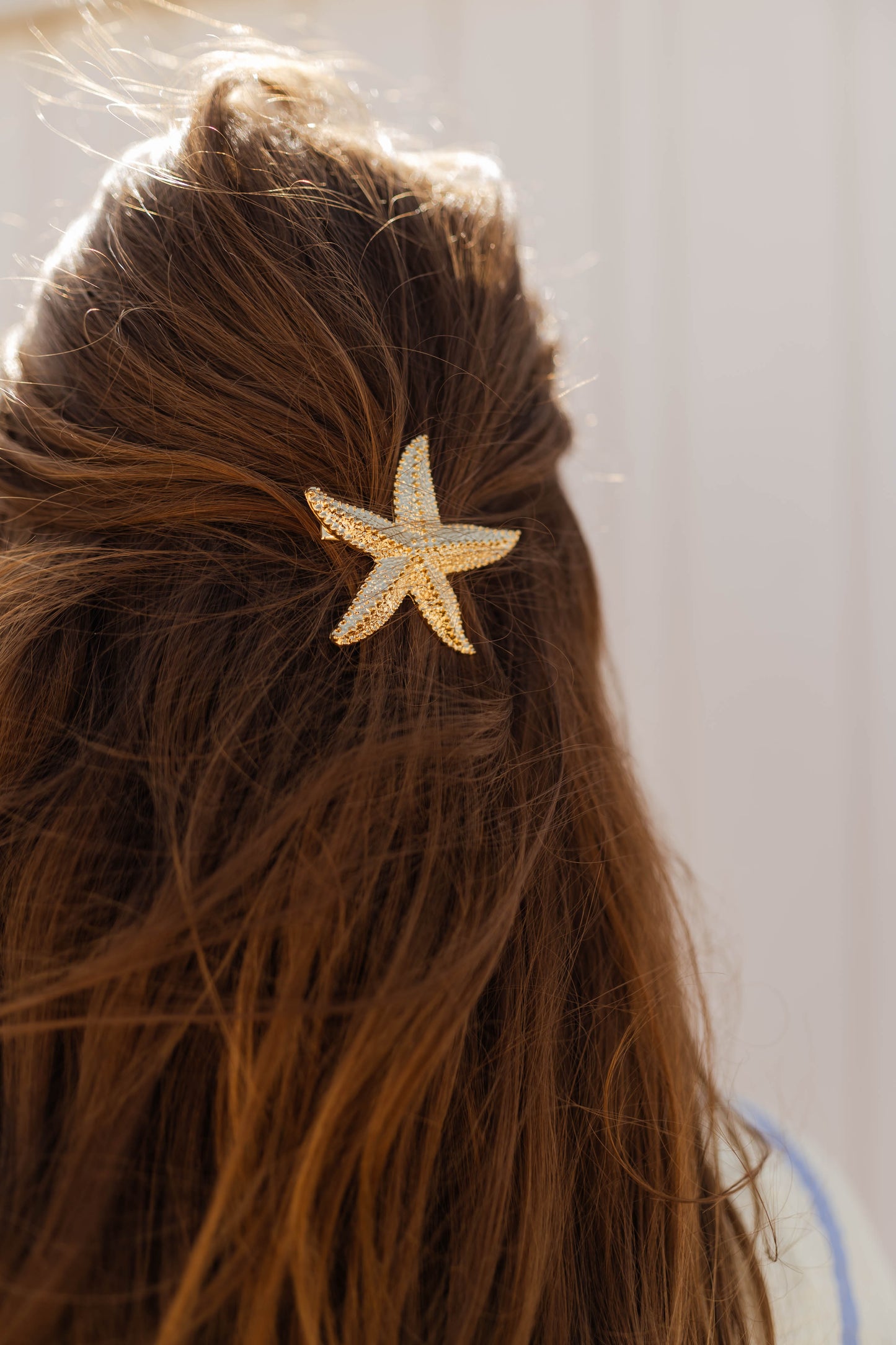 Golden Starfish Hair Clip