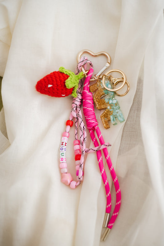 Multicolored Jila Bag Charm