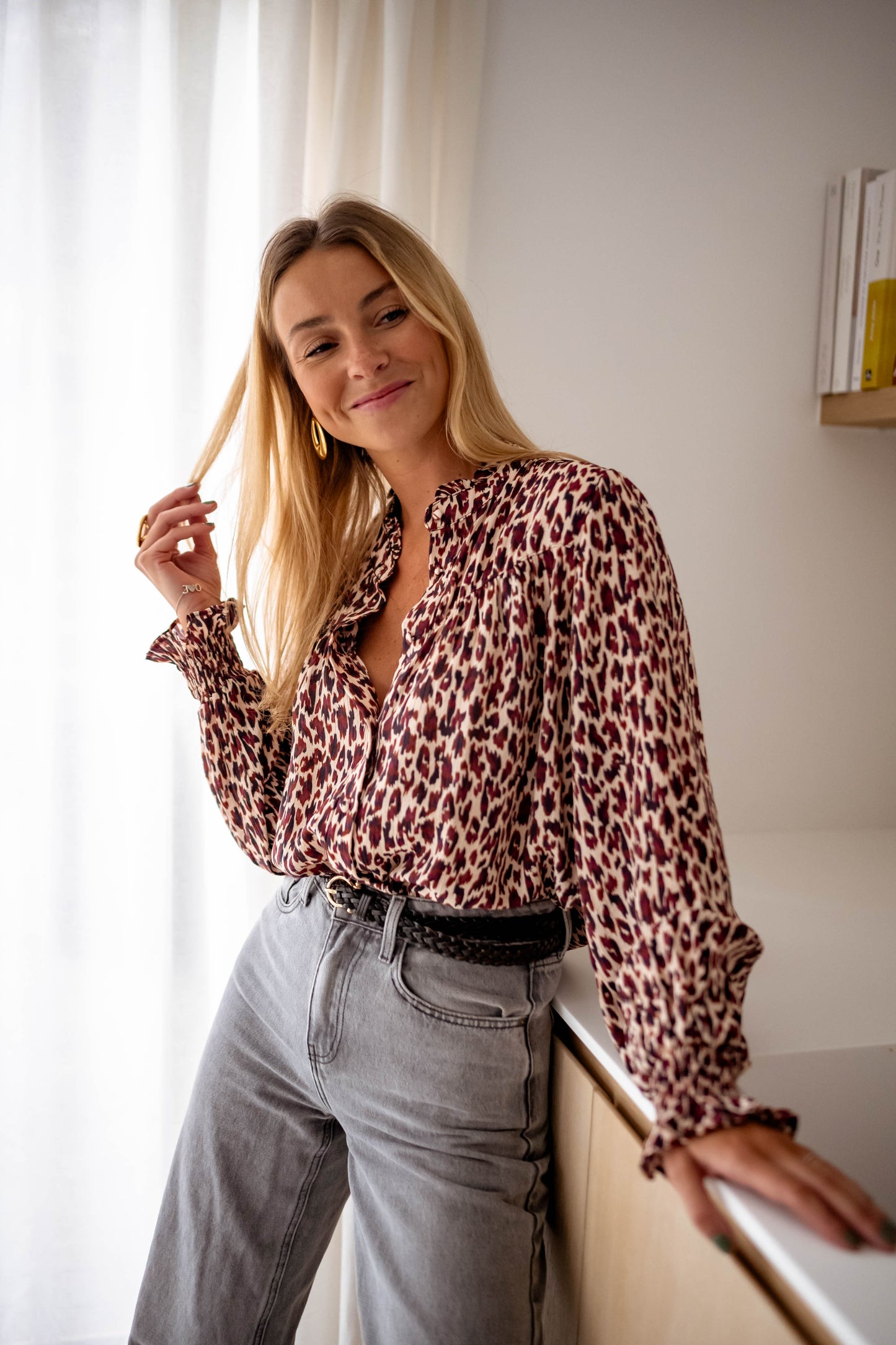 Patterned Malowa Blouse