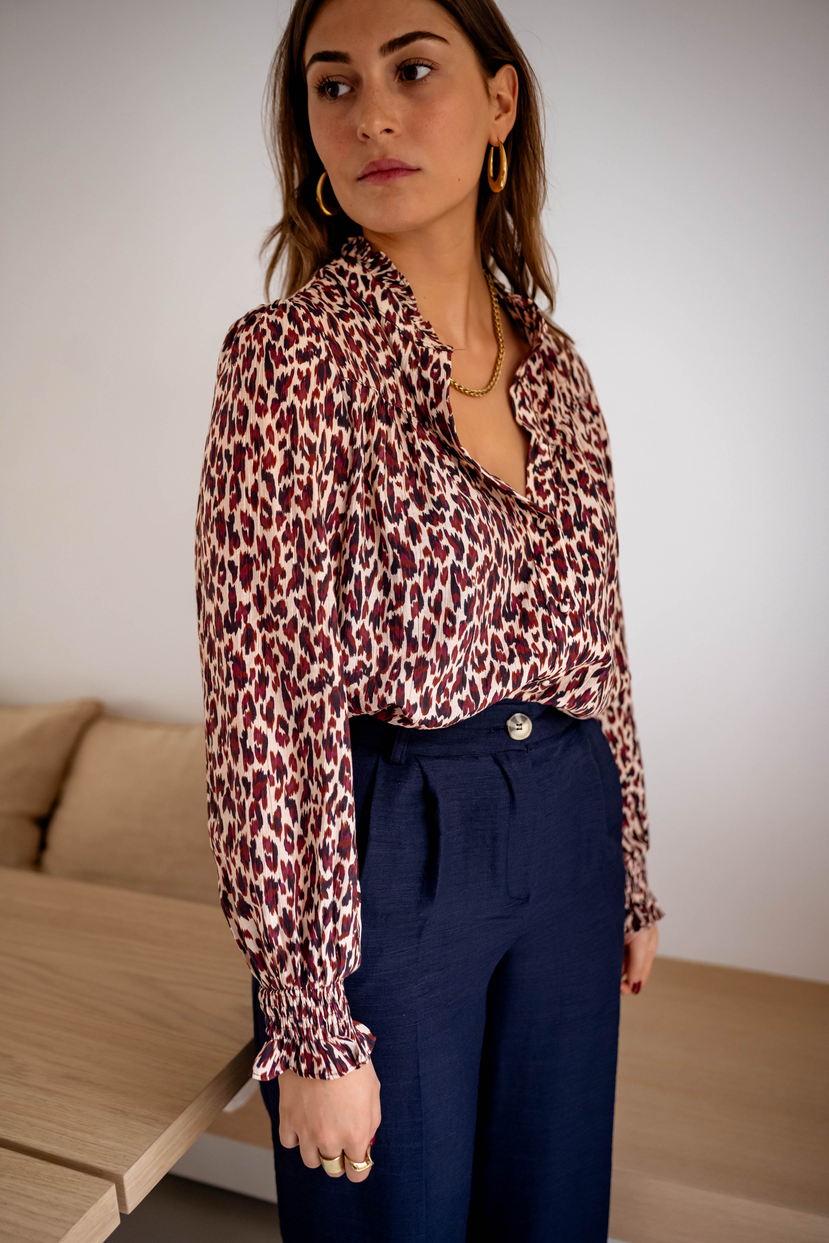 Patterned Malowa Blouse