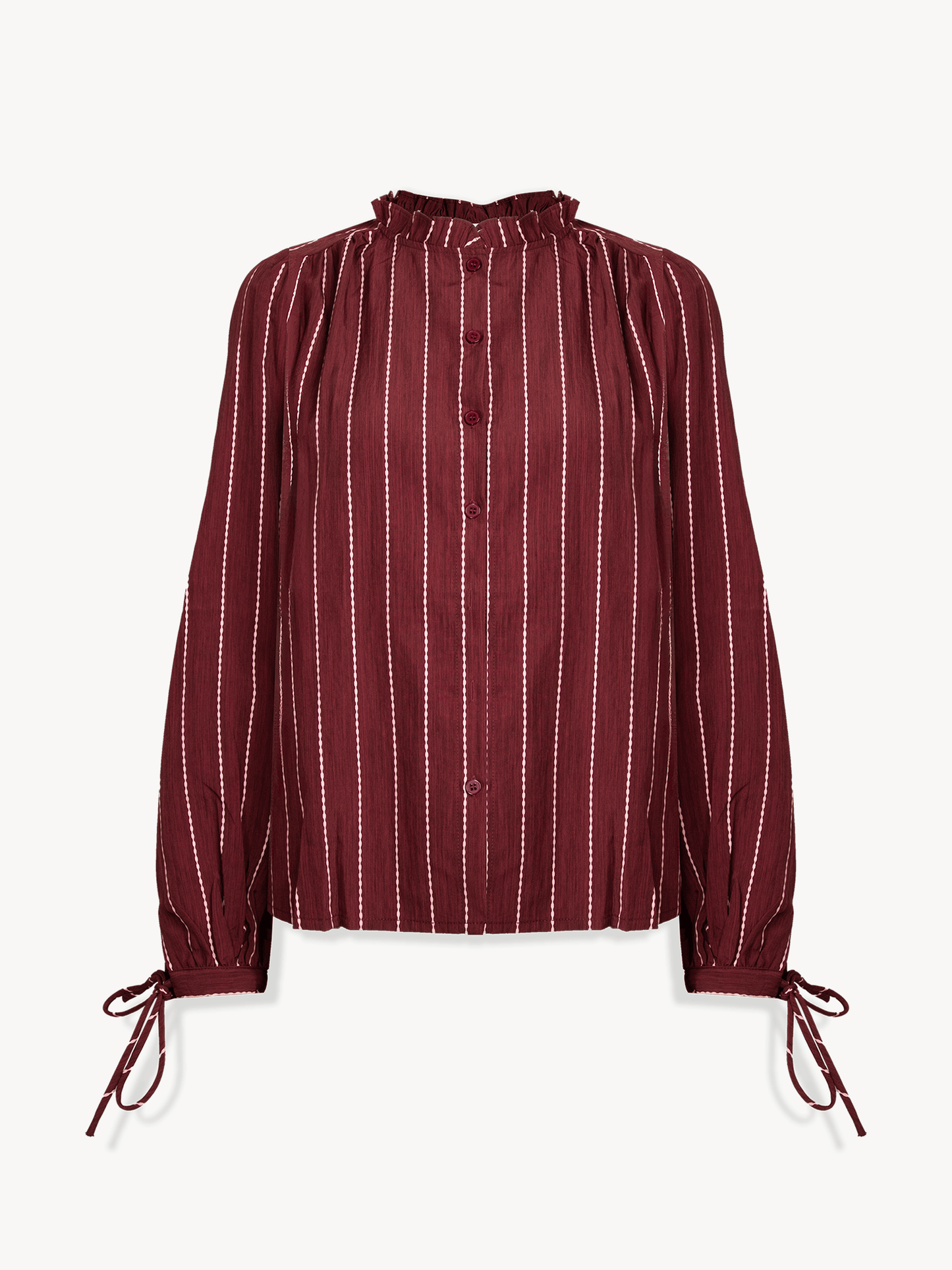 Burgundy Dorli Blouse