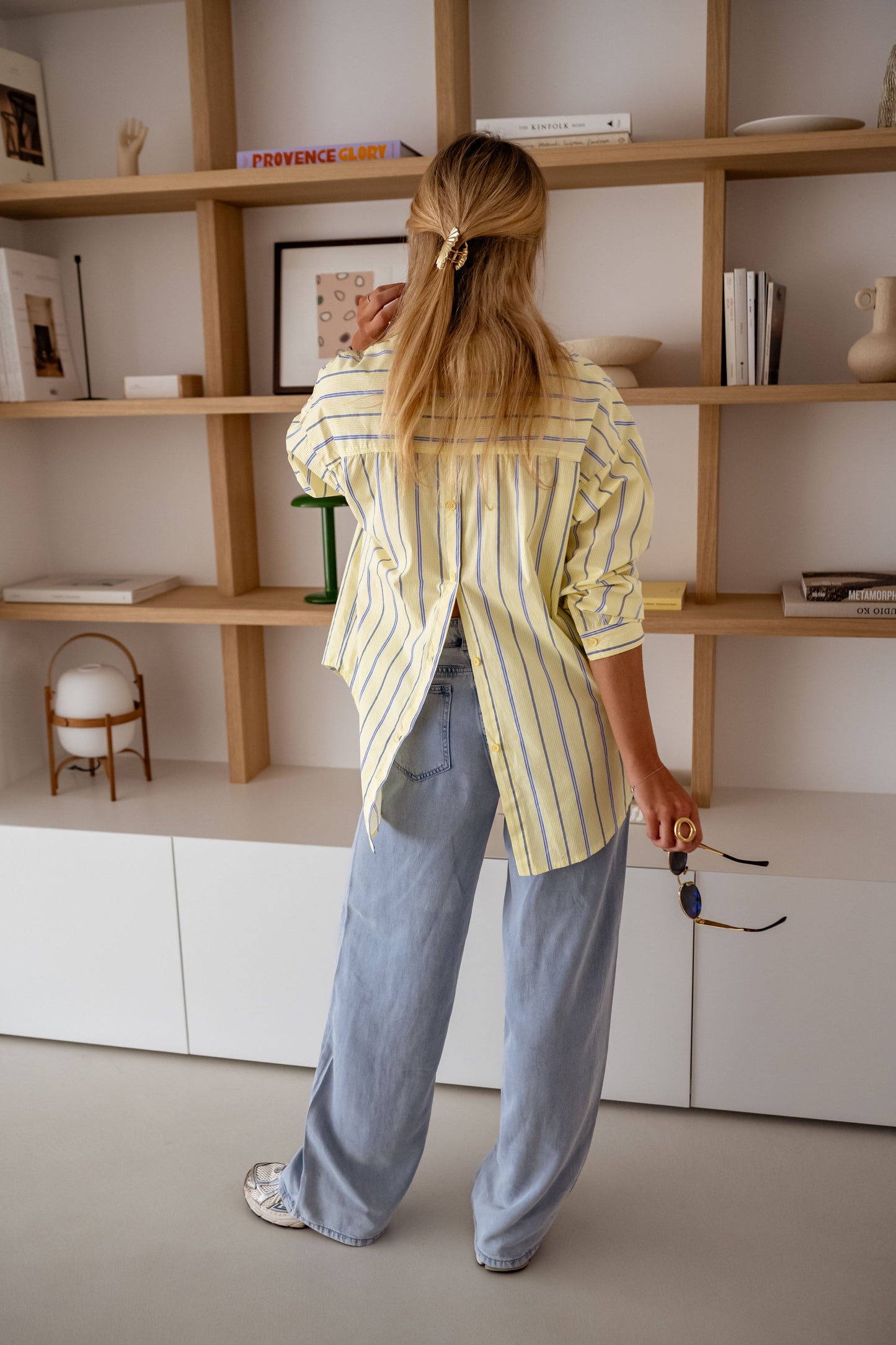 Yellow Striped Happy Shirt