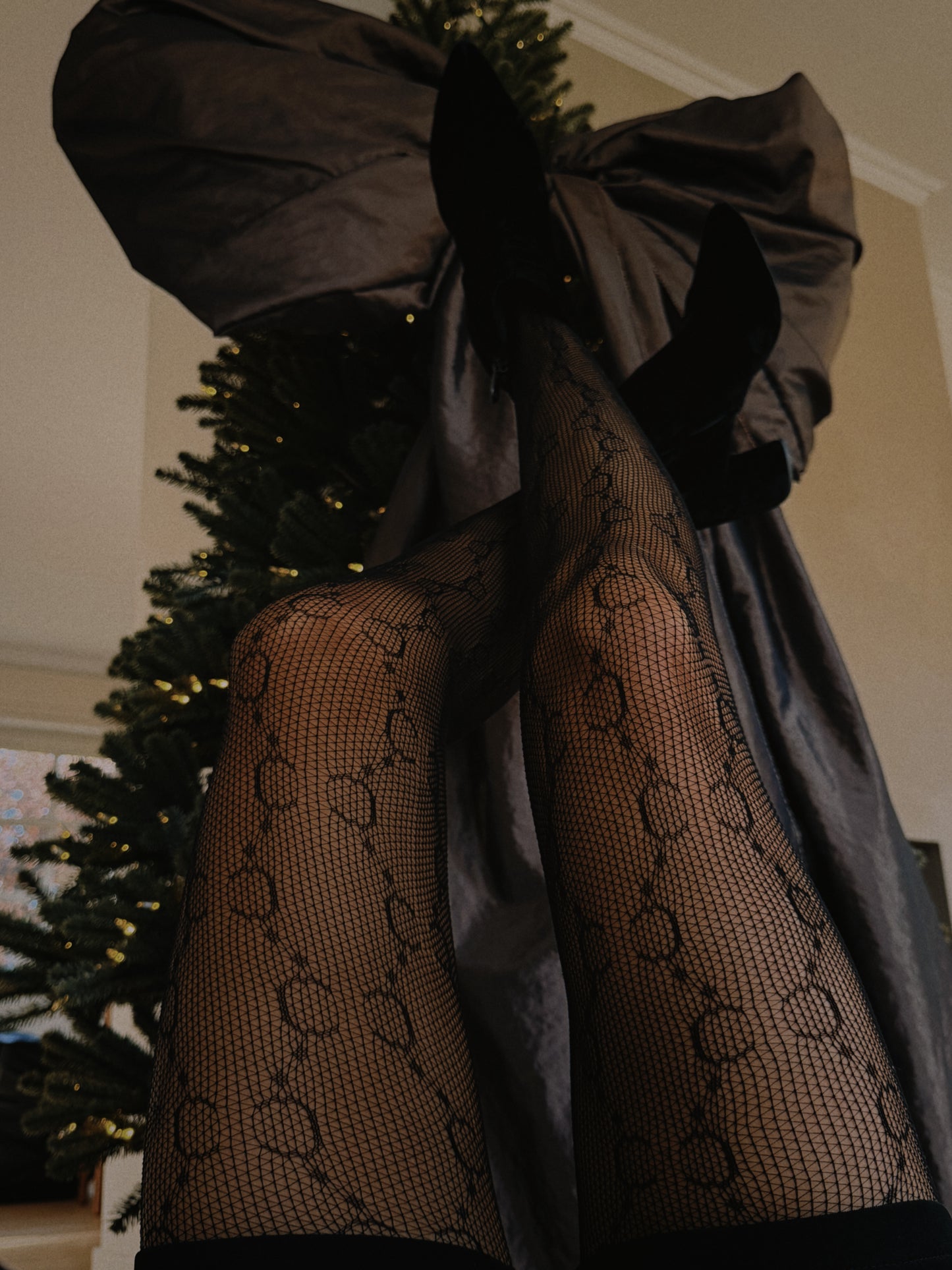 Black Lisou Lace Tights