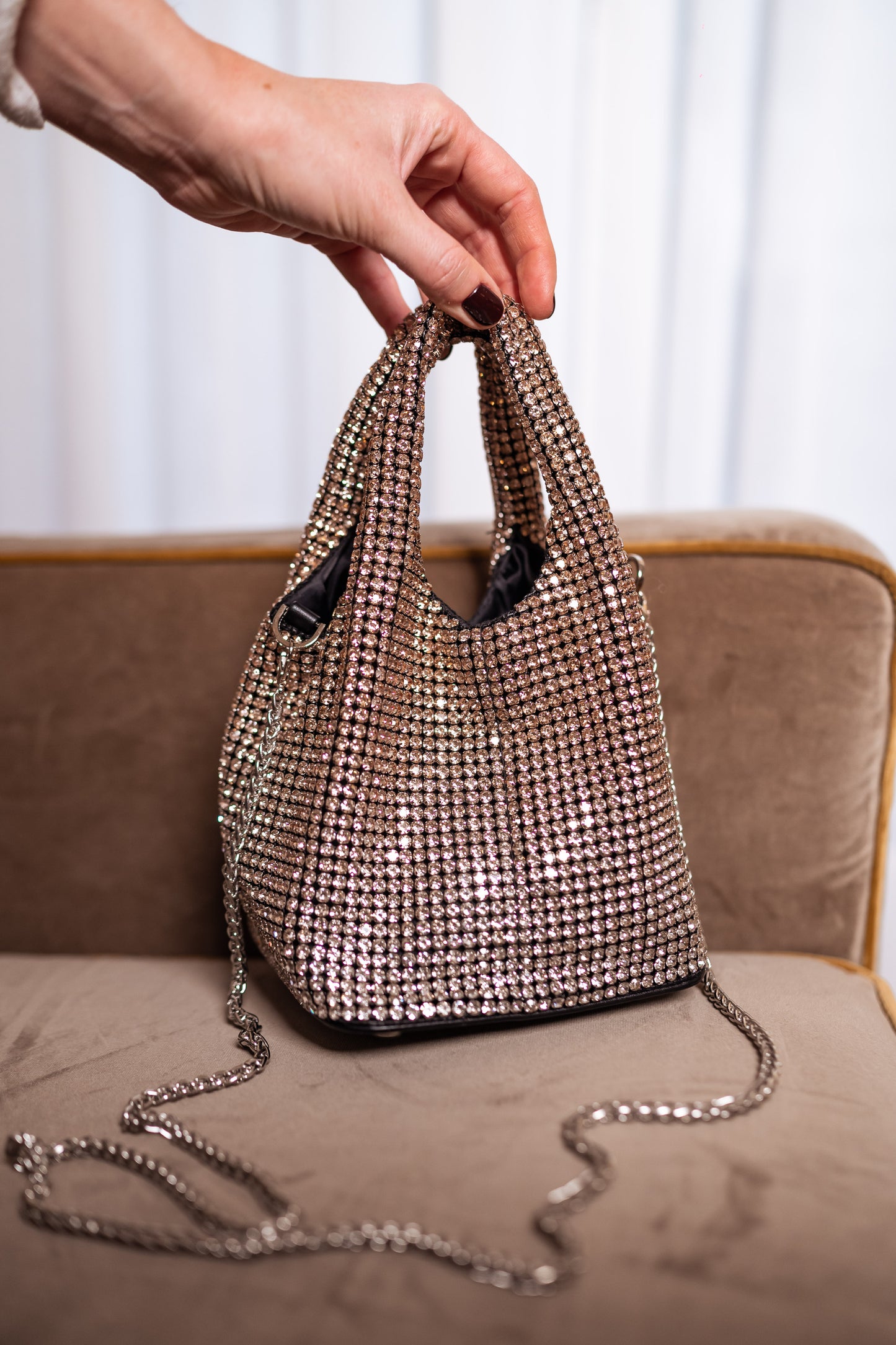 Rhinestone Holy Bag