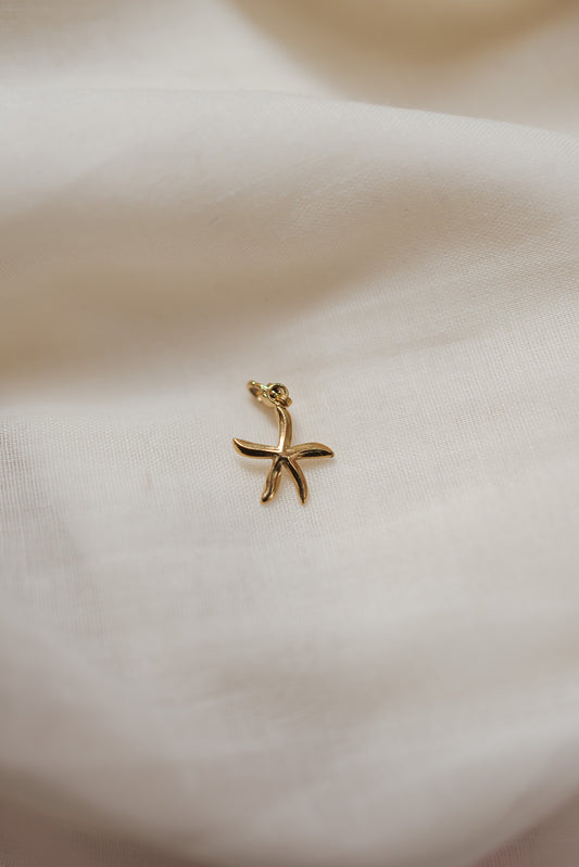 Golden Starfish Pendant