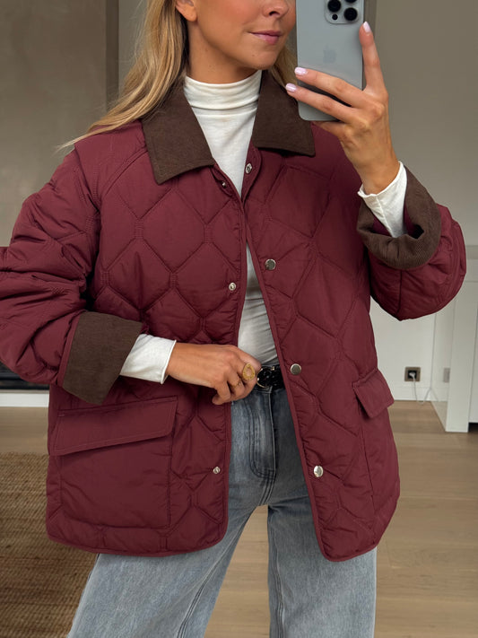 Burgundy Manau Coat