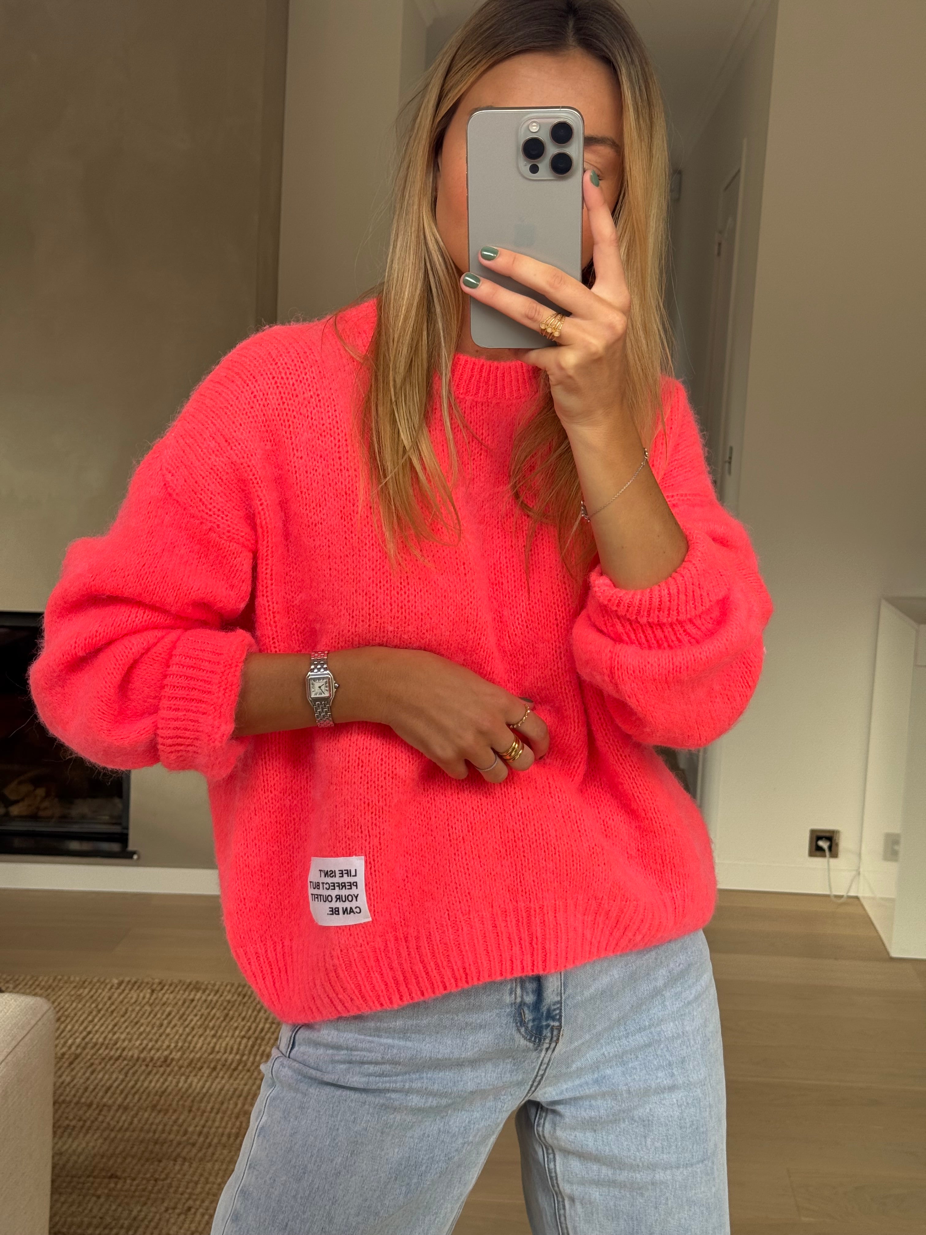 Coral Life Sweater