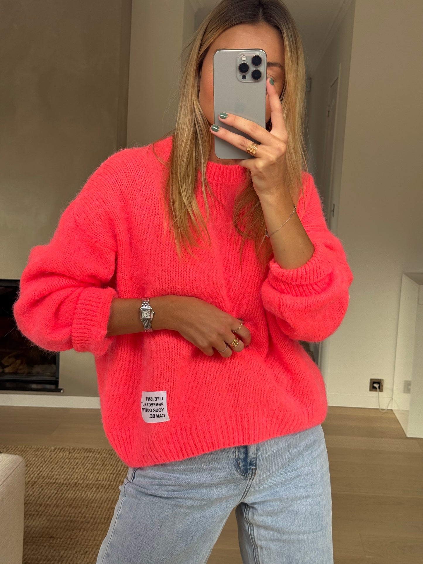 Coral Life Sweater