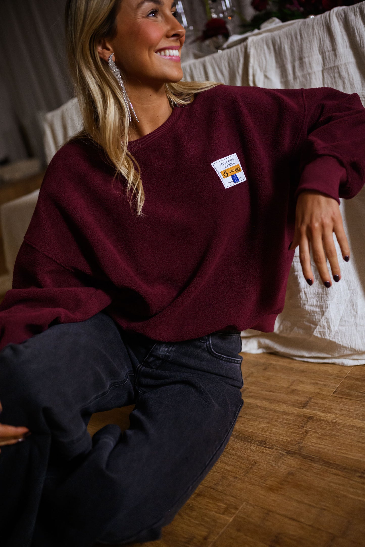 Burgundy Gaella Sweater