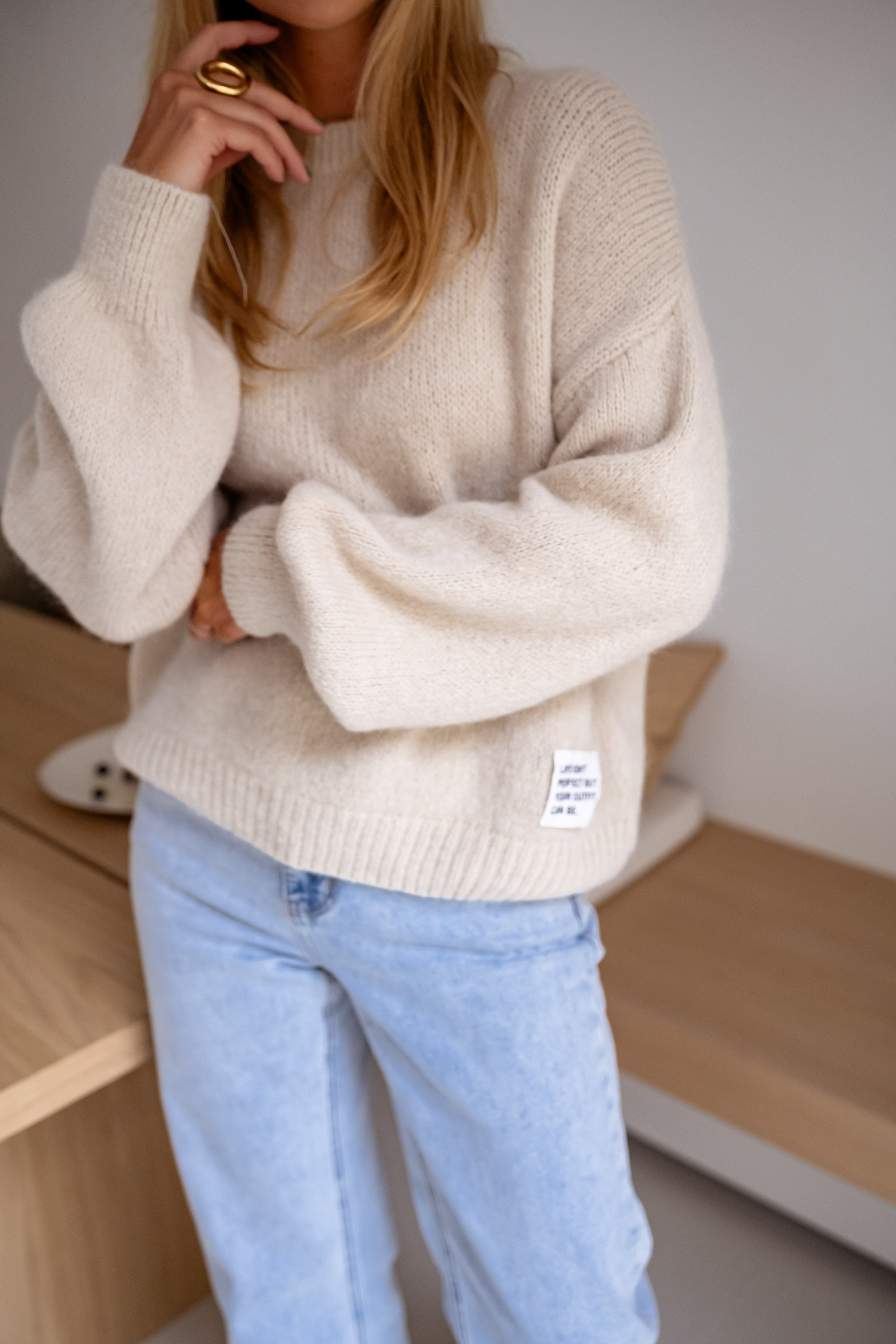 Beige Life Sweater