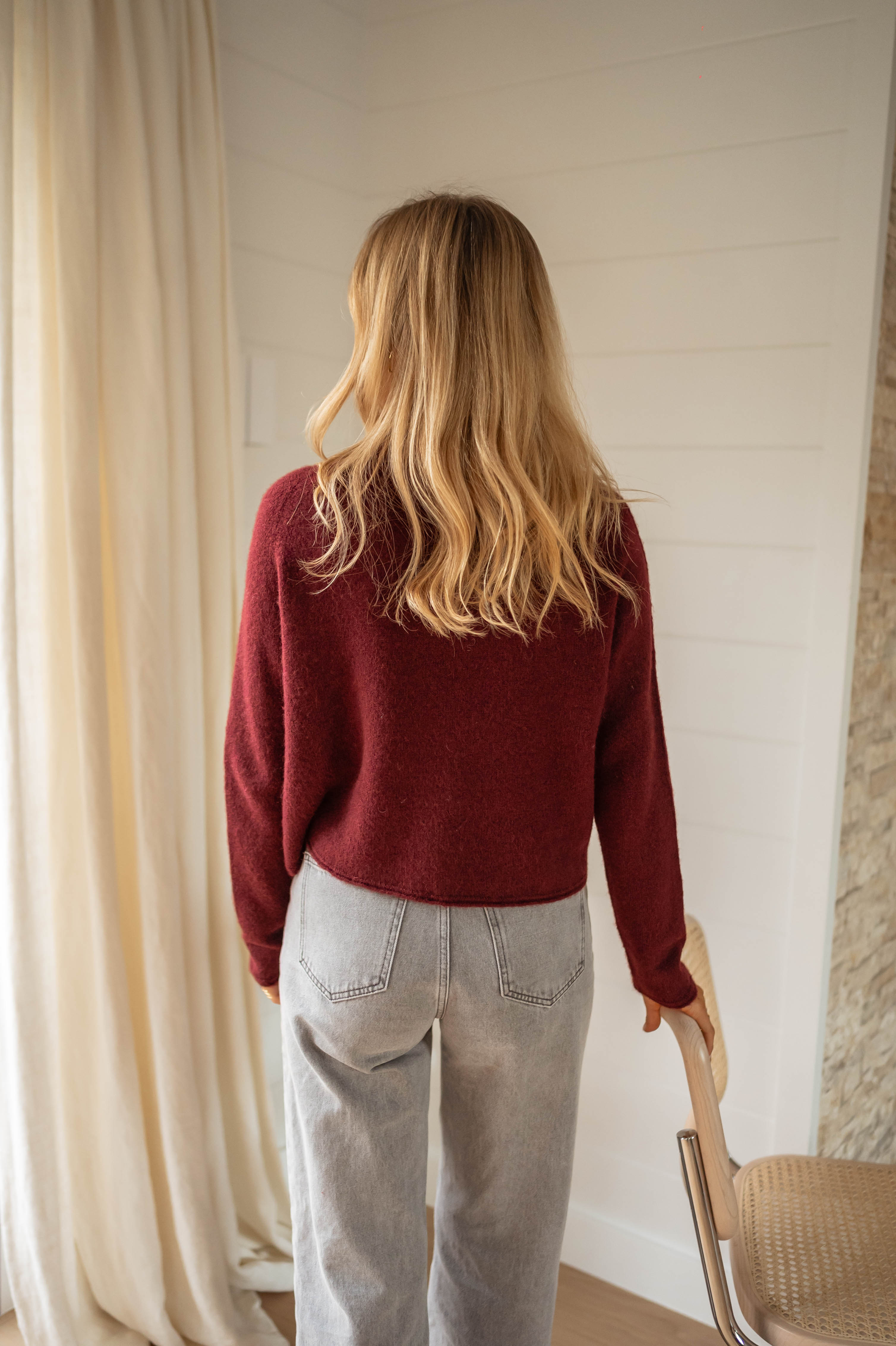 Burgundy Shana Sweater