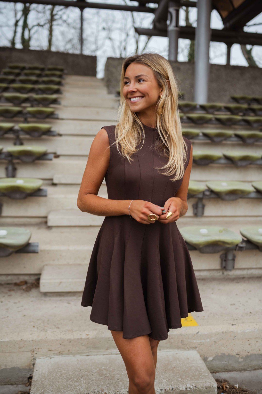Brown Morgane Dress