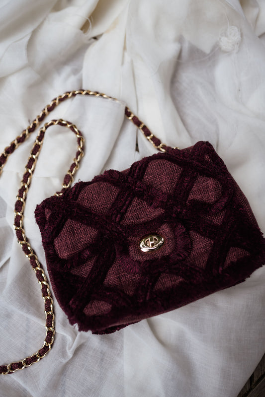 Burgundy Malon Bag
