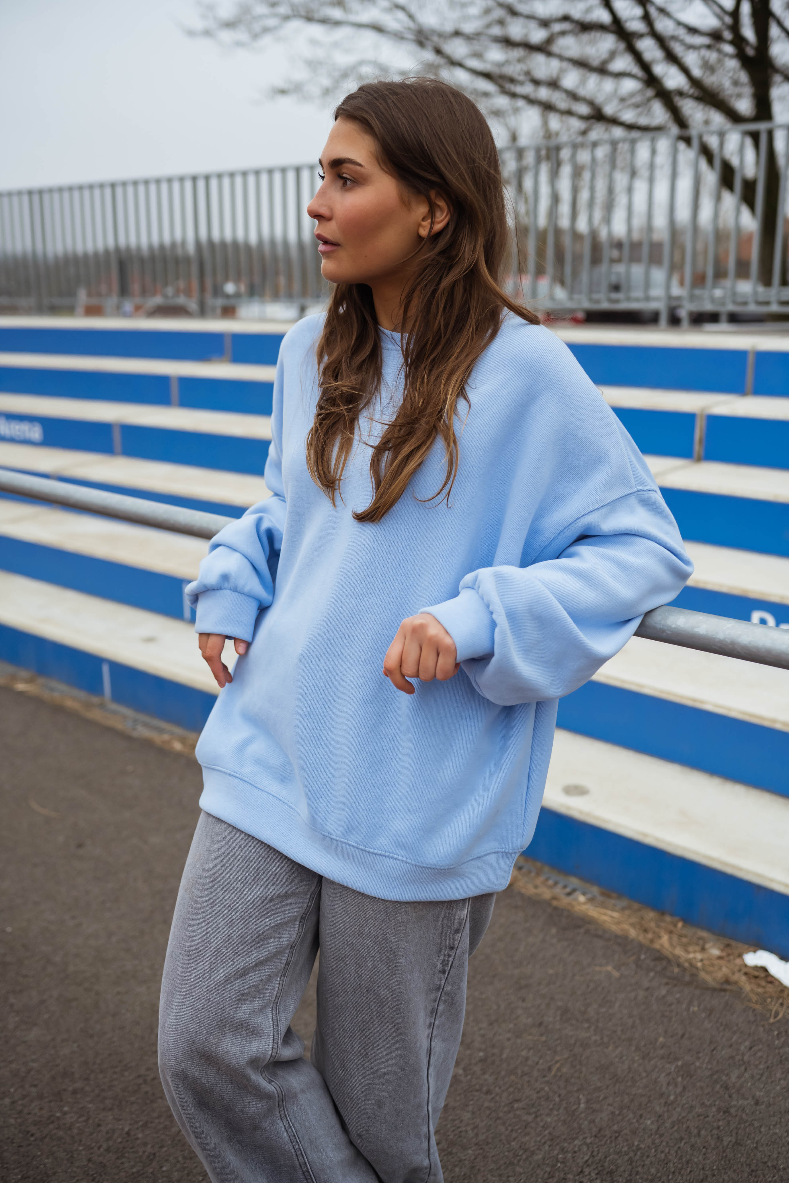 Blue Lyo Sweater
