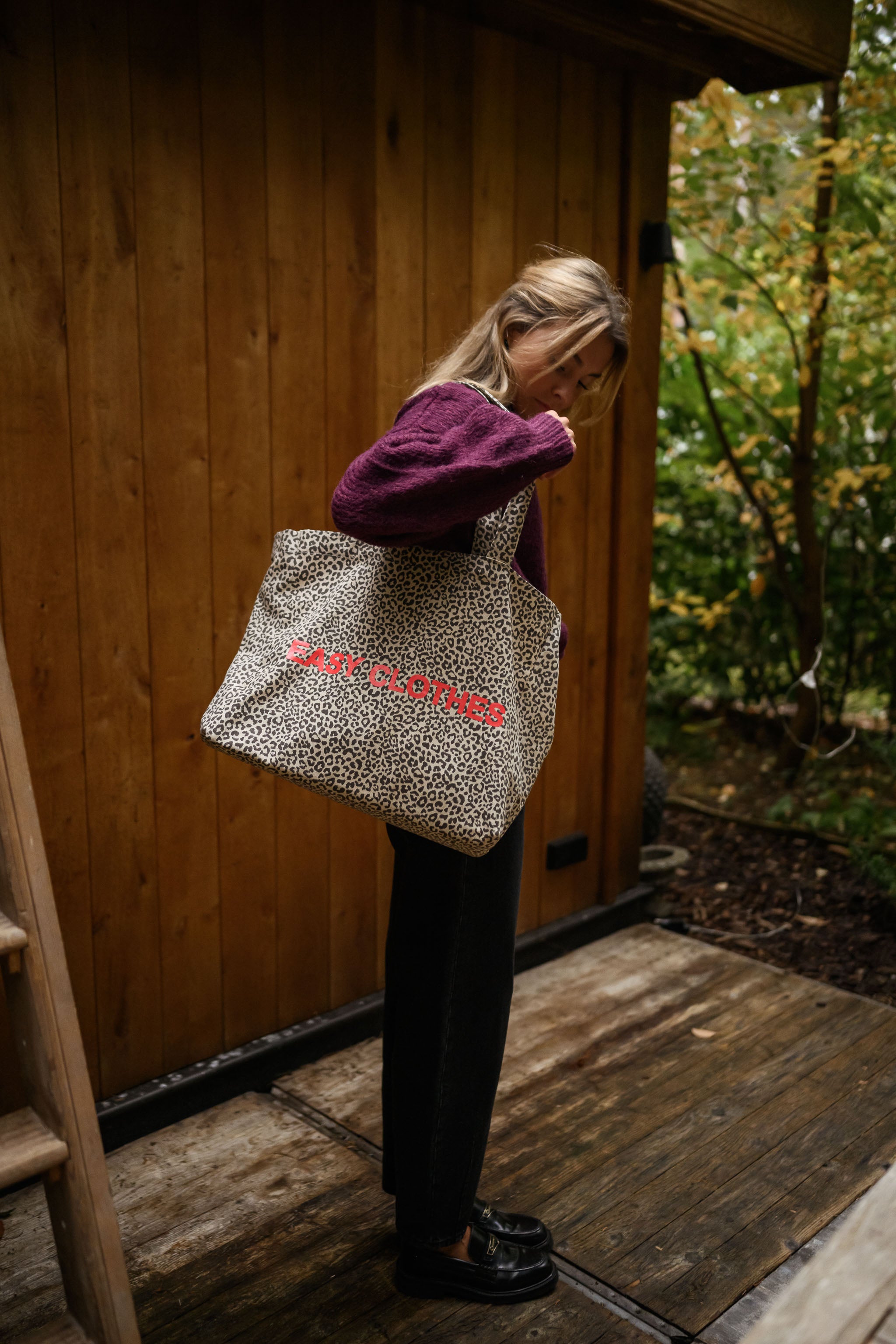 Leopard Easy Clothes Tote Bag