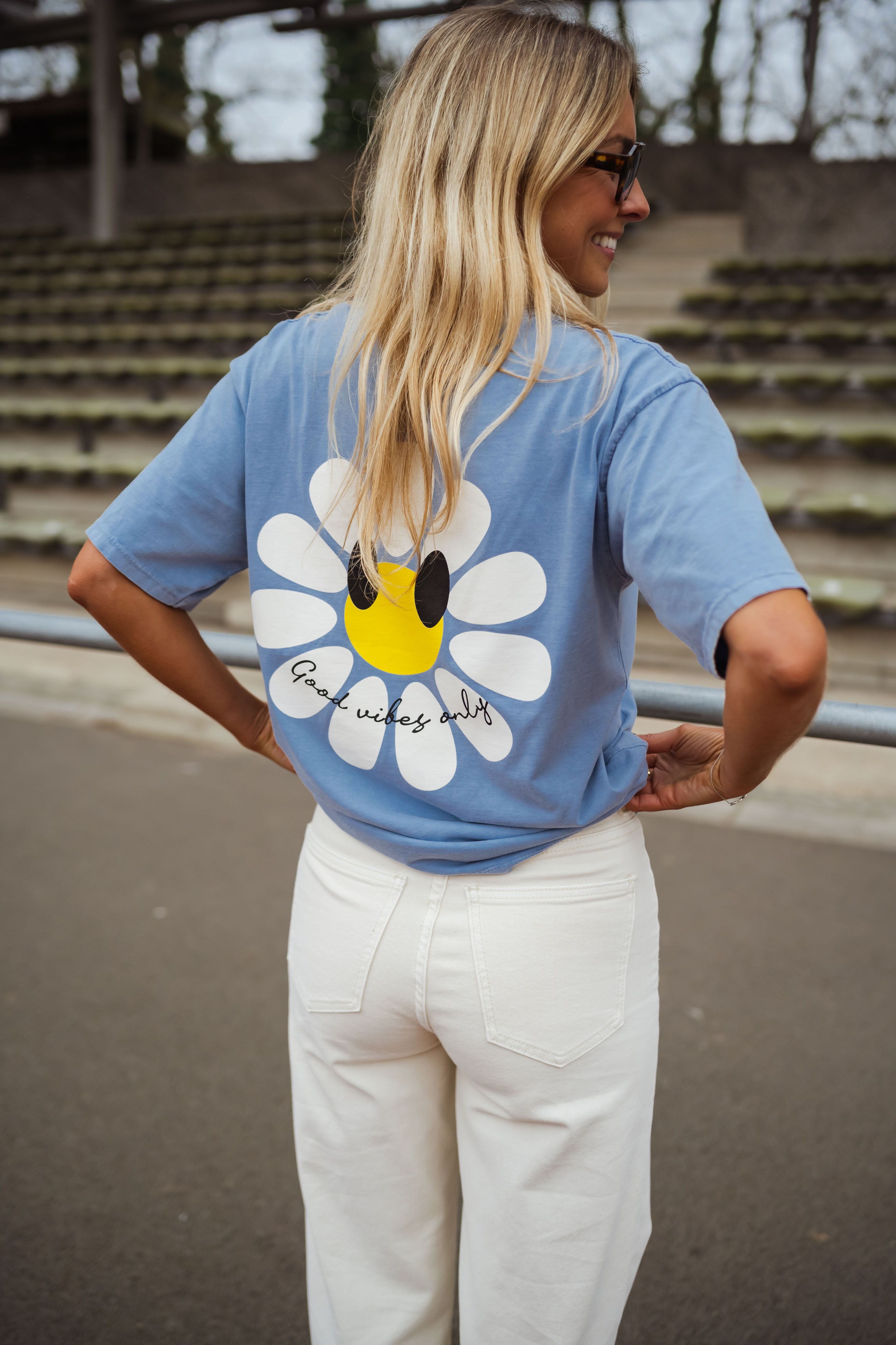 Sky Blue Marguerite T-Shirt