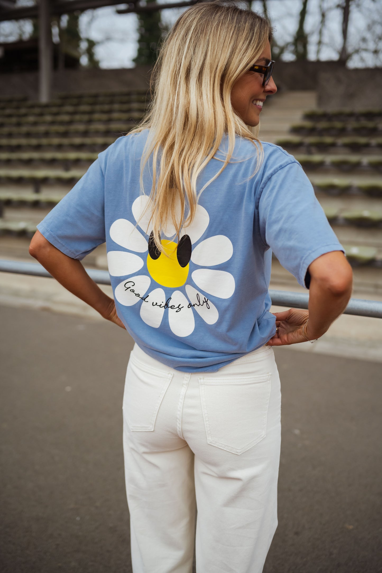 Sky Blue Marguerite T-Shirt
