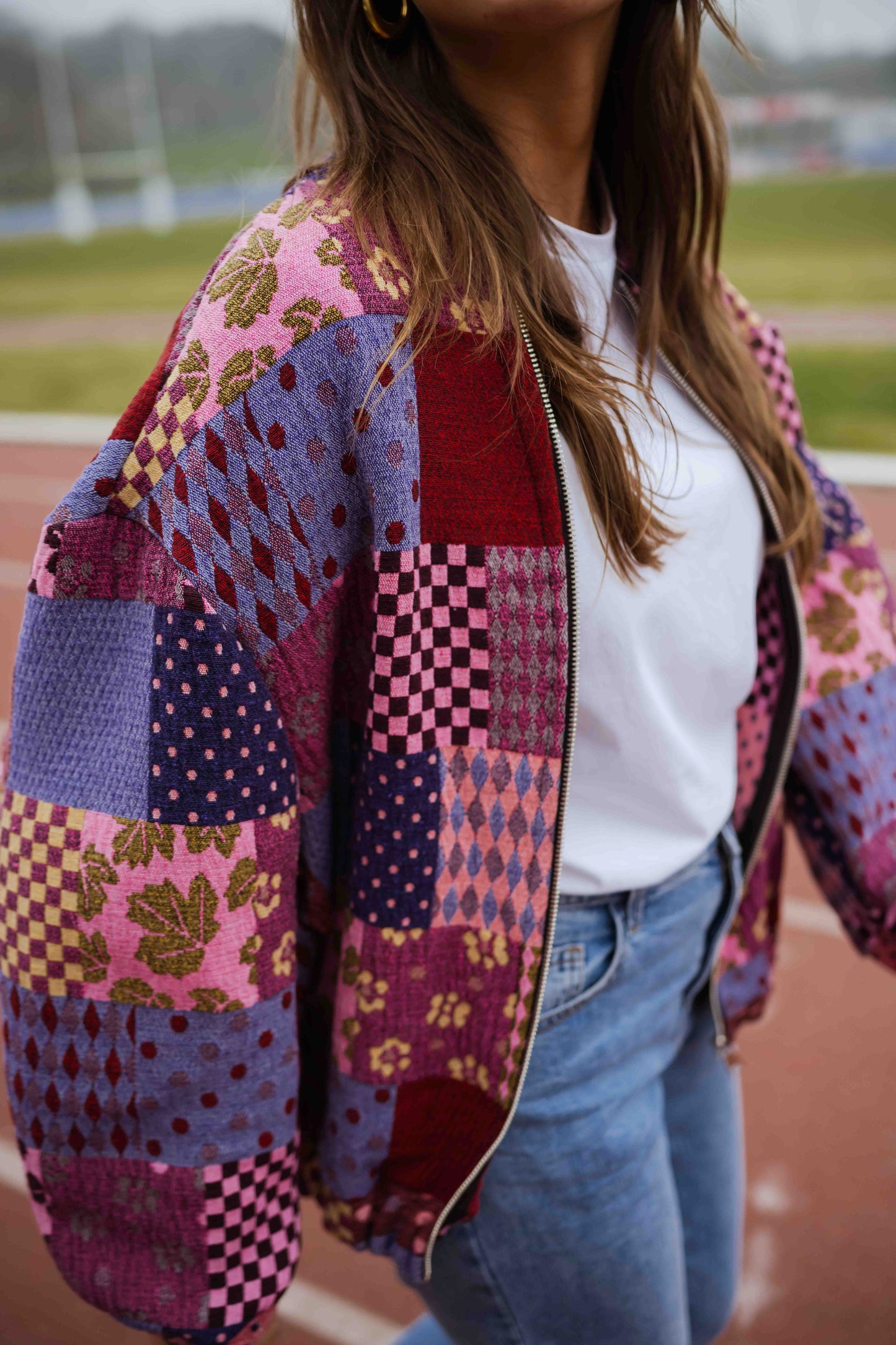 Patterned Kislon Jacket