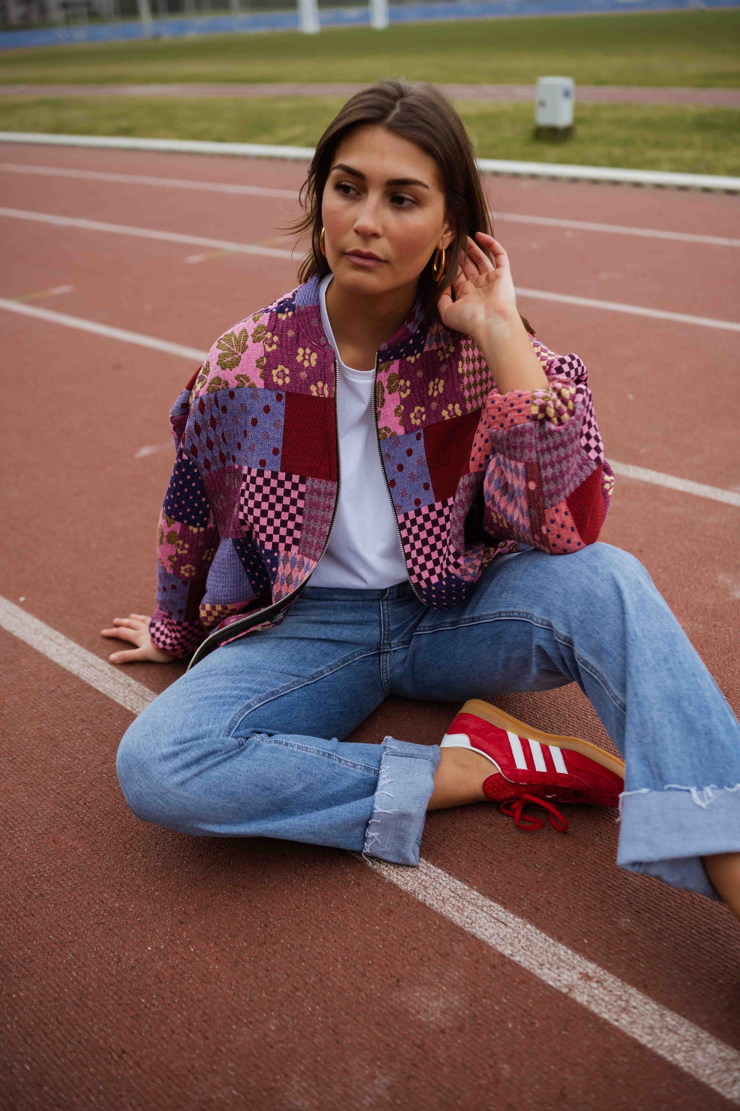 Patterned Kislon Jacket