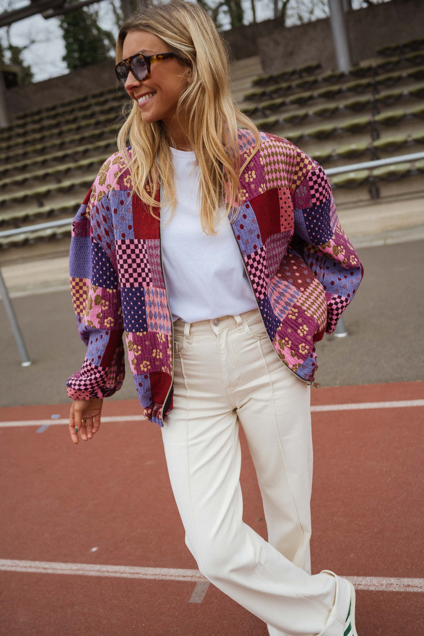 Patterned Kislon Jacket