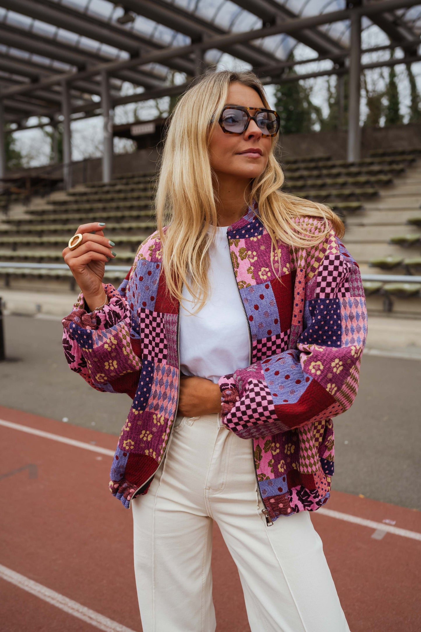 Patterned Kislon Jacket