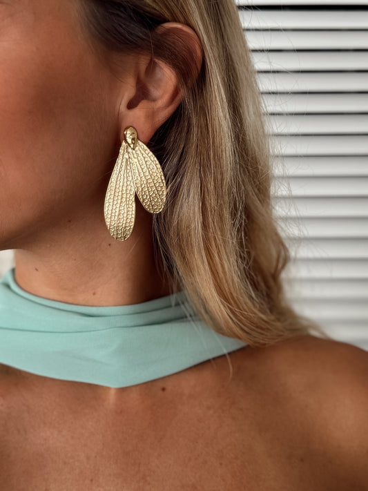 Golden Hymo Earrings