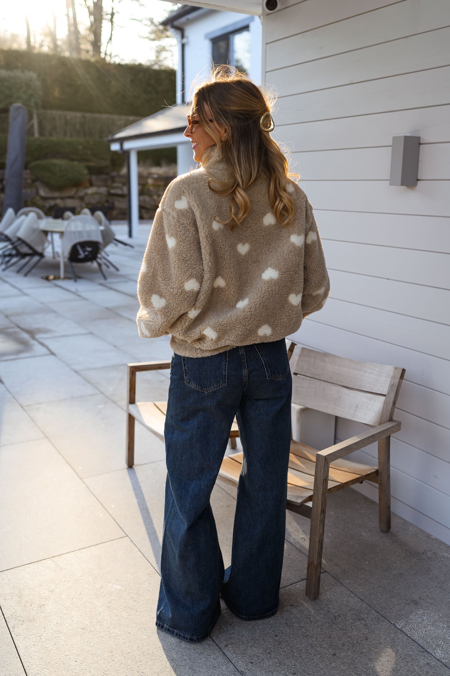 Beige Carmen Fleece Jacket