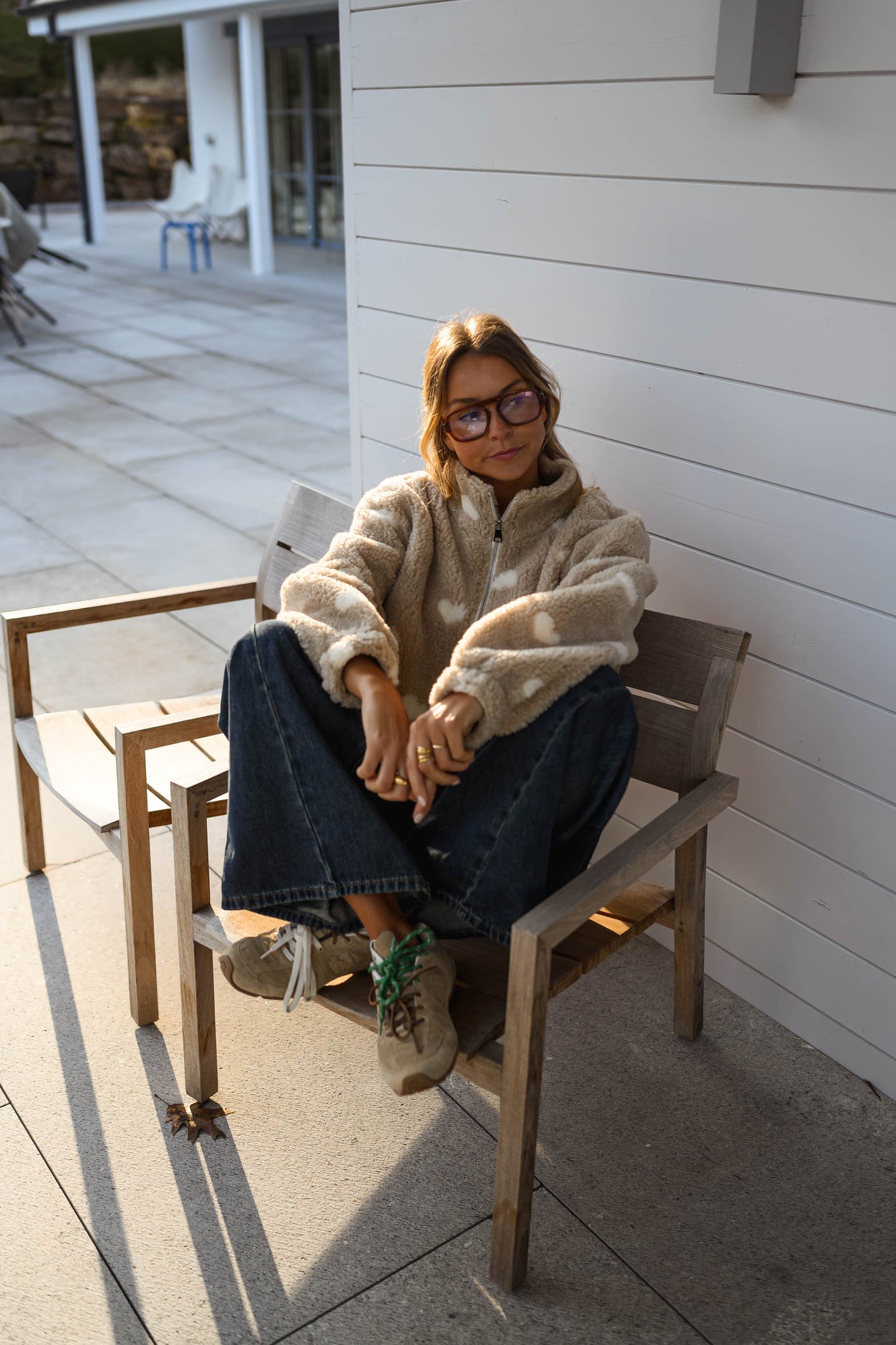 Beige Carmen Fleece Jacket