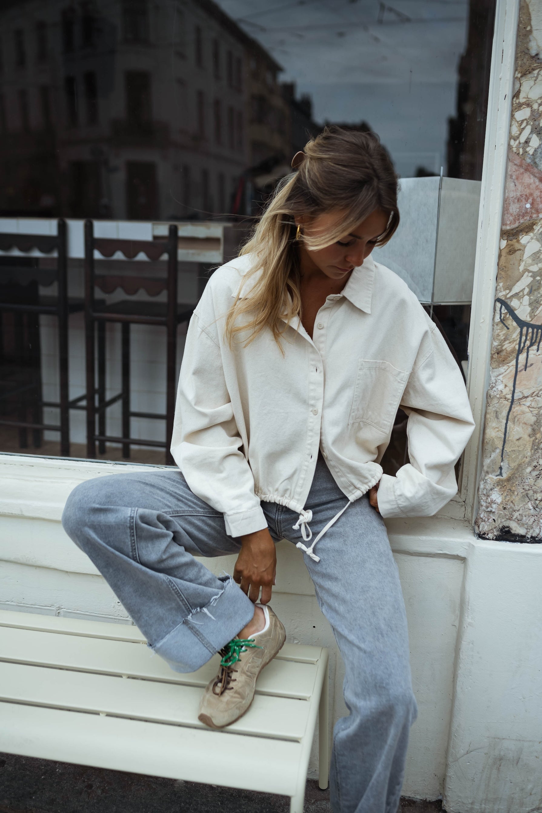 Beige Denim Hanae Shirt