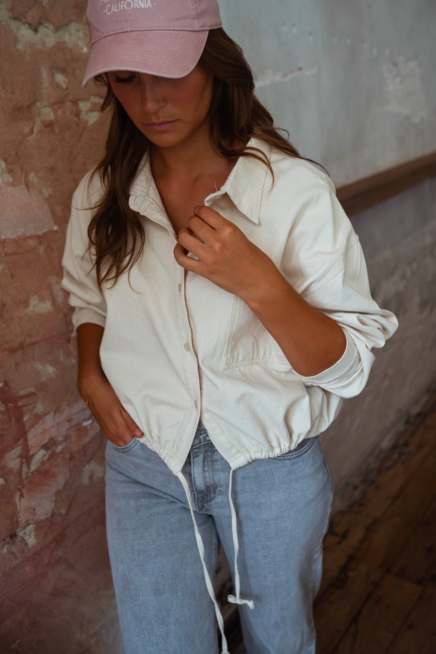 Beige Denim Hanae Shirt