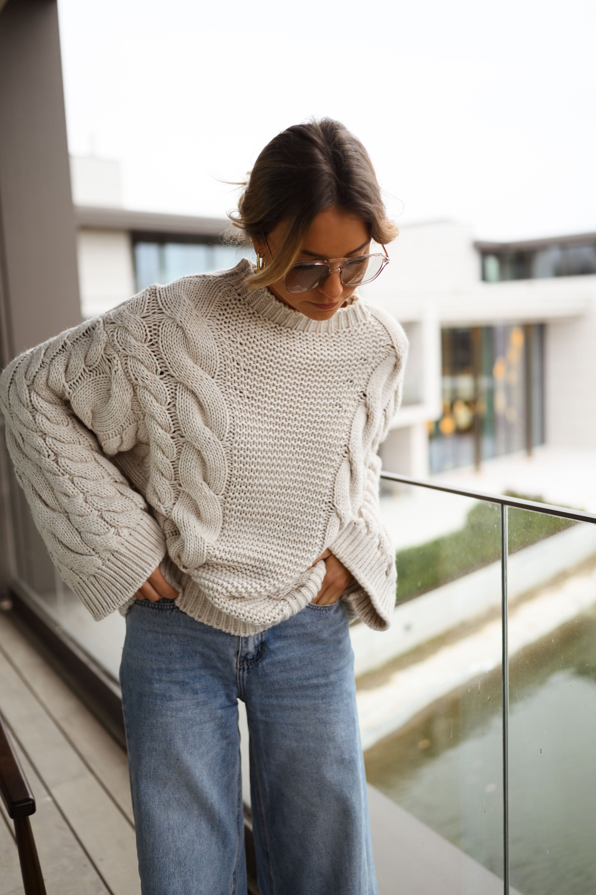 Beige Lupo Sweater