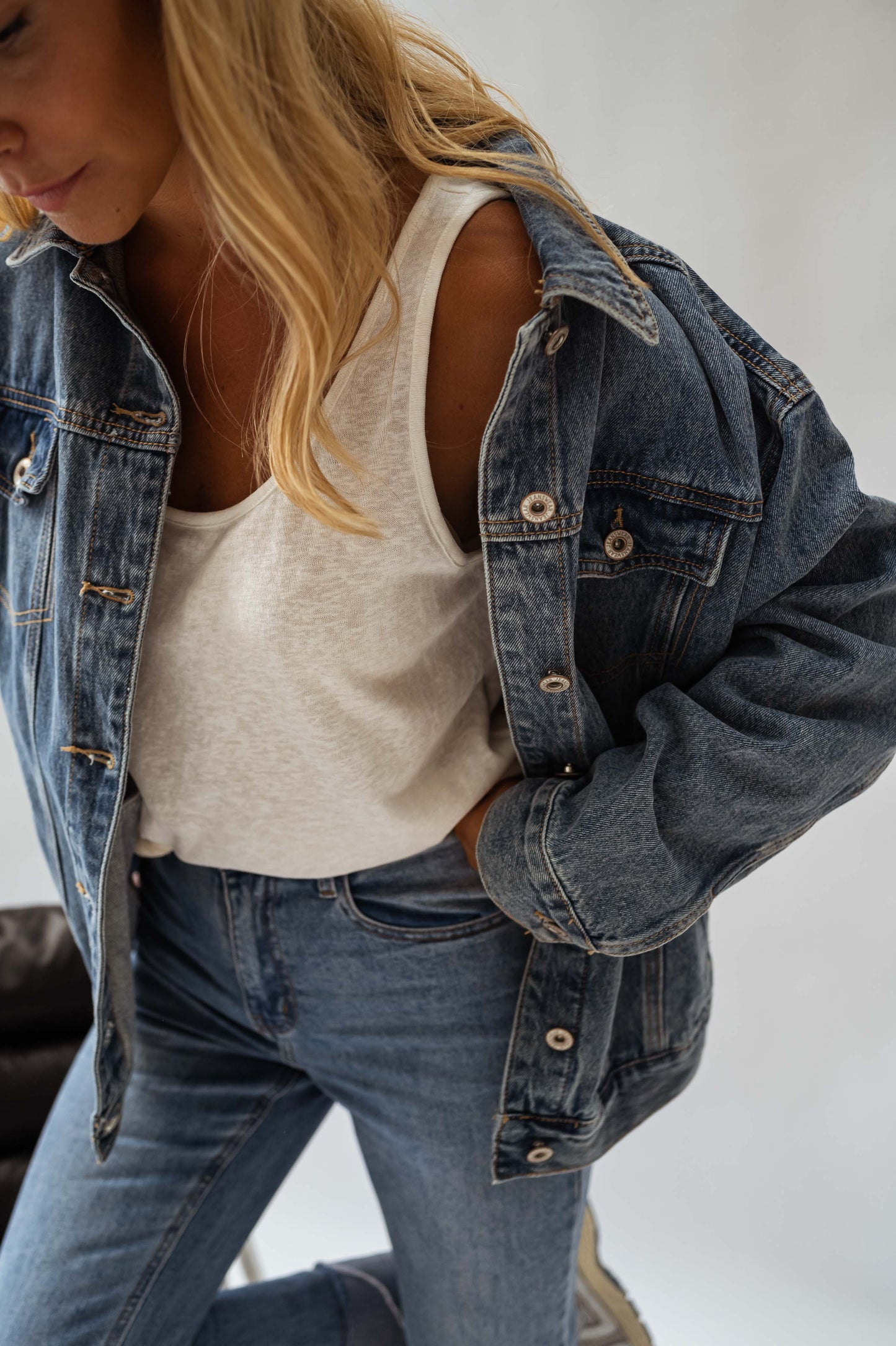 Blue Denim Helmi Jacket