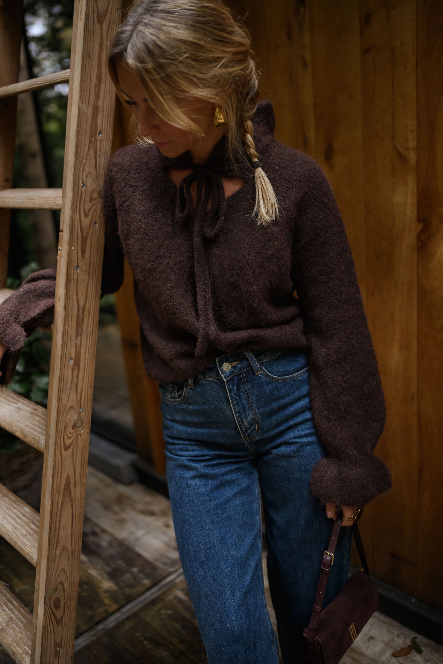 Brown Harper Sweater