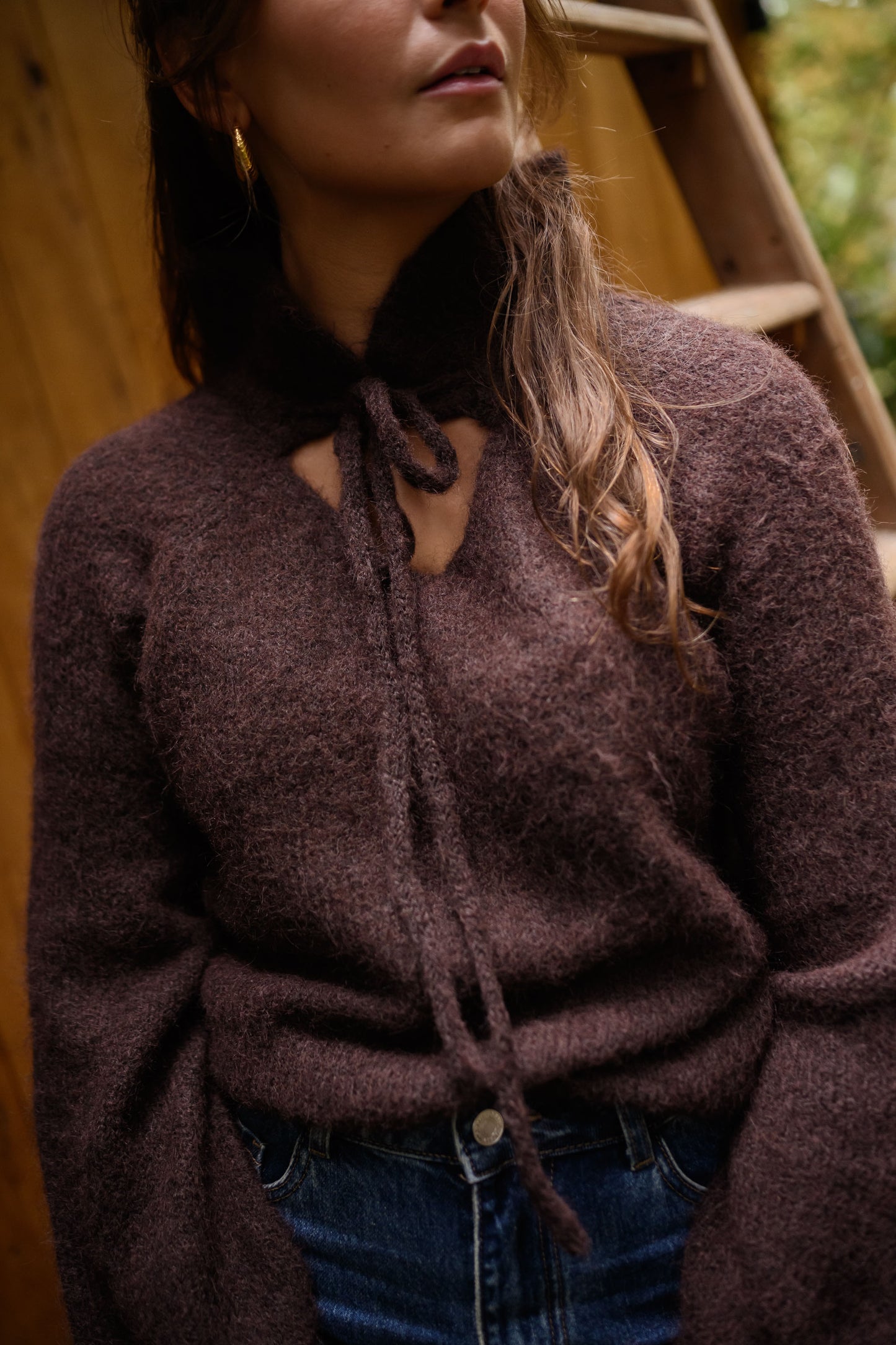 Brown Harper Sweater