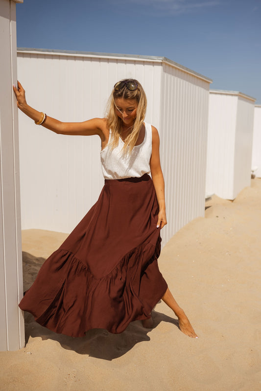 Brown Manhattan Skirt