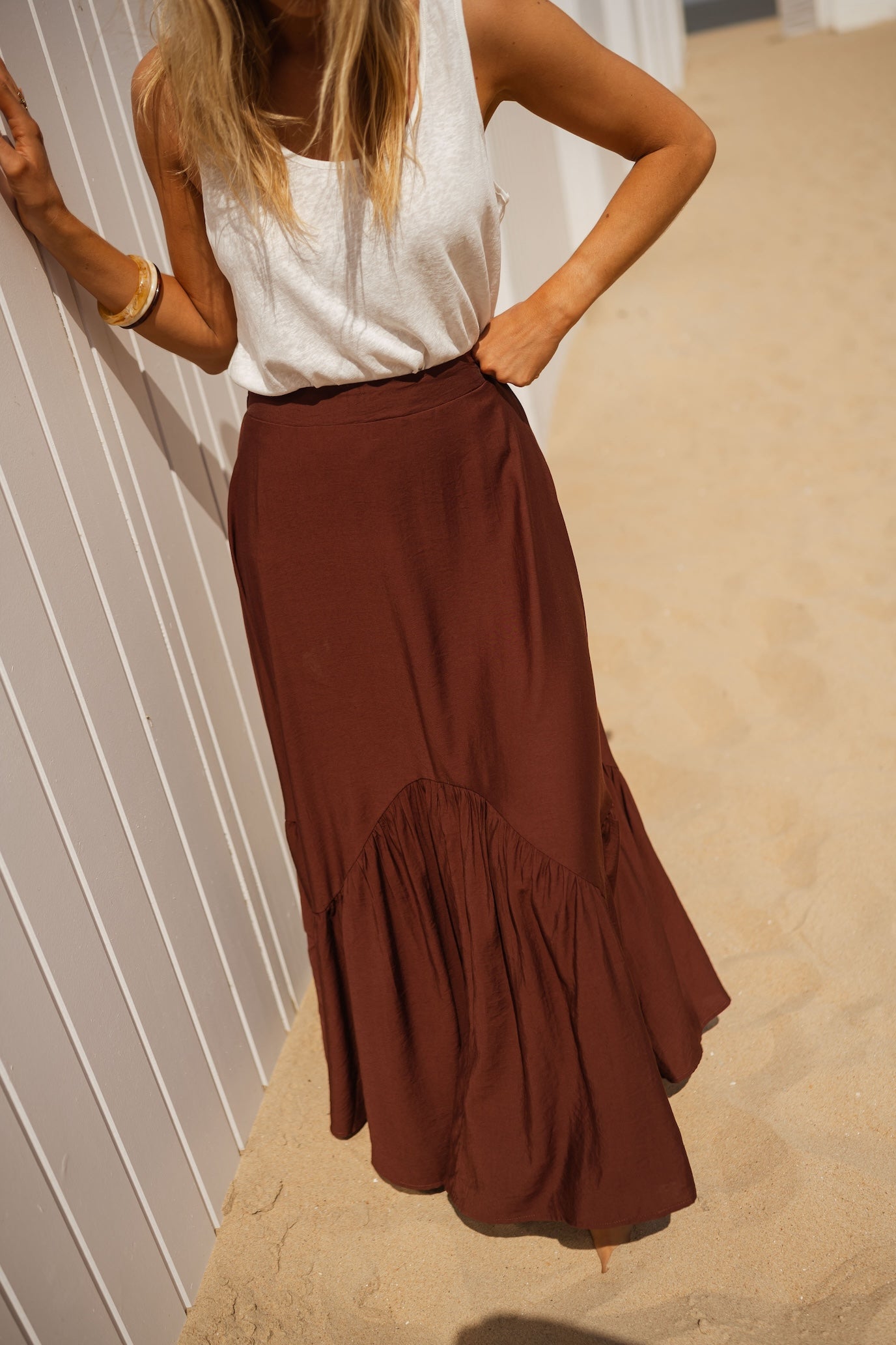 Brown Manhattan Skirt
