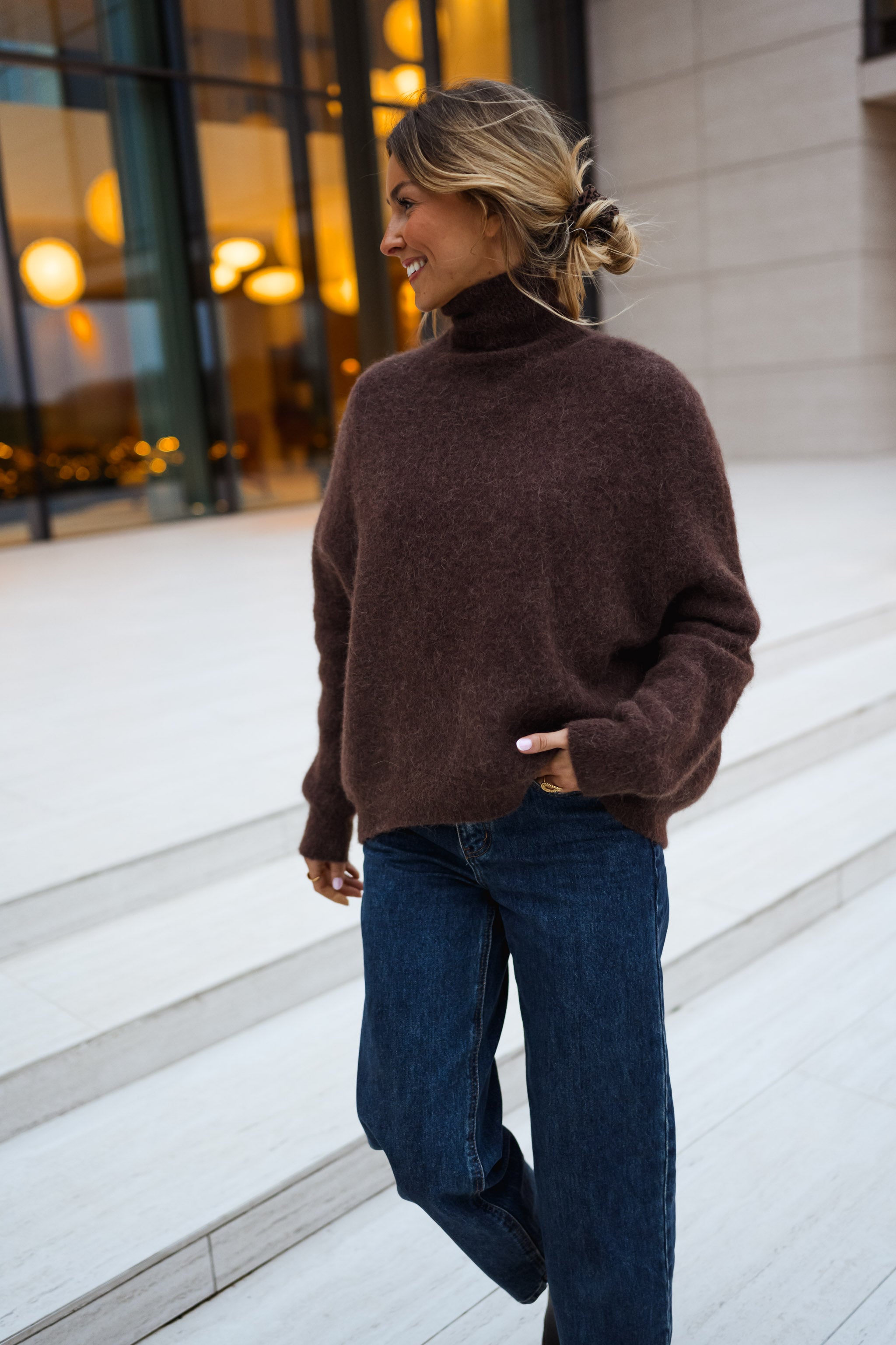 Brown Mara Sweater