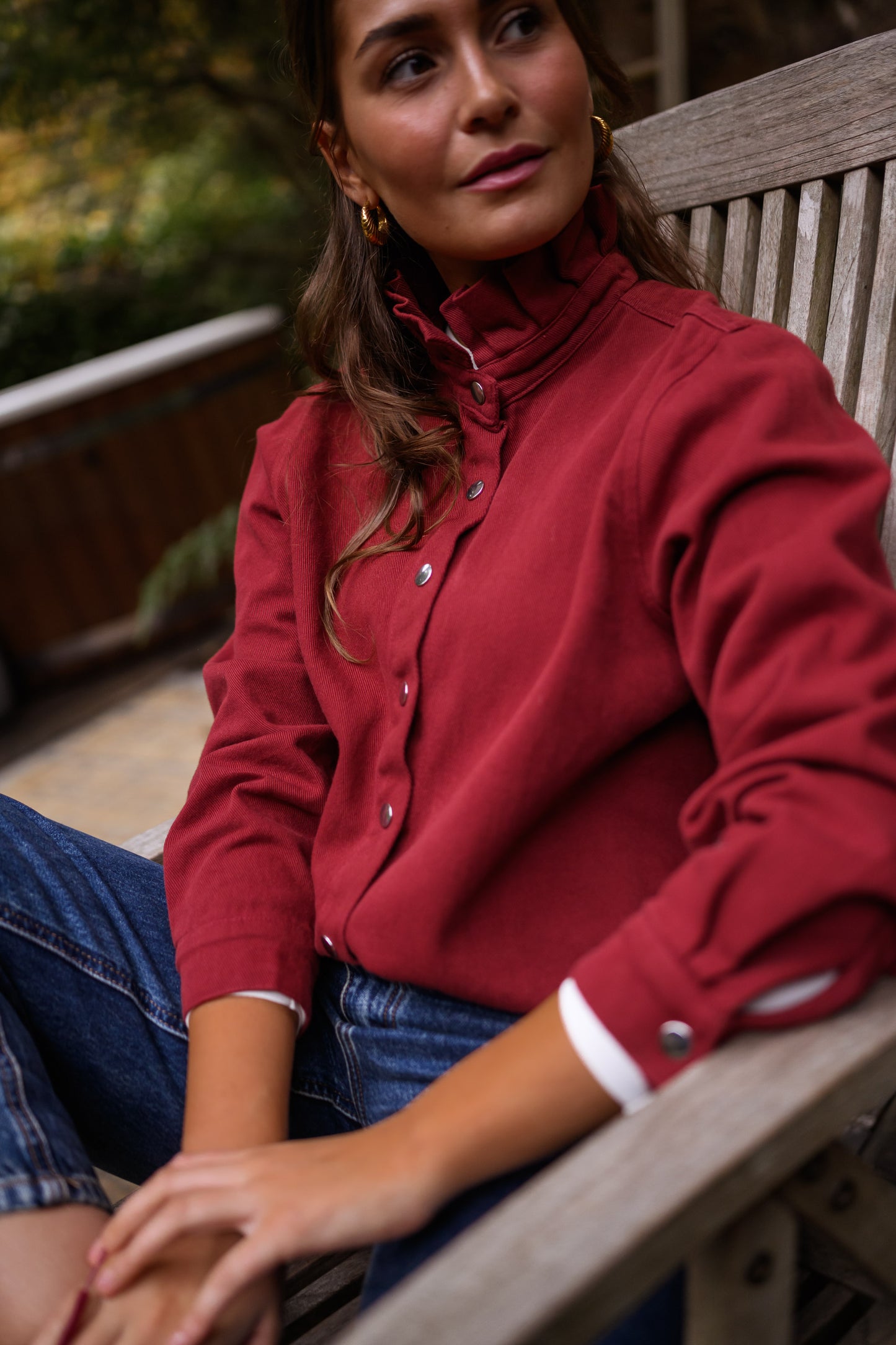 Burgundy Gabin Overshirt