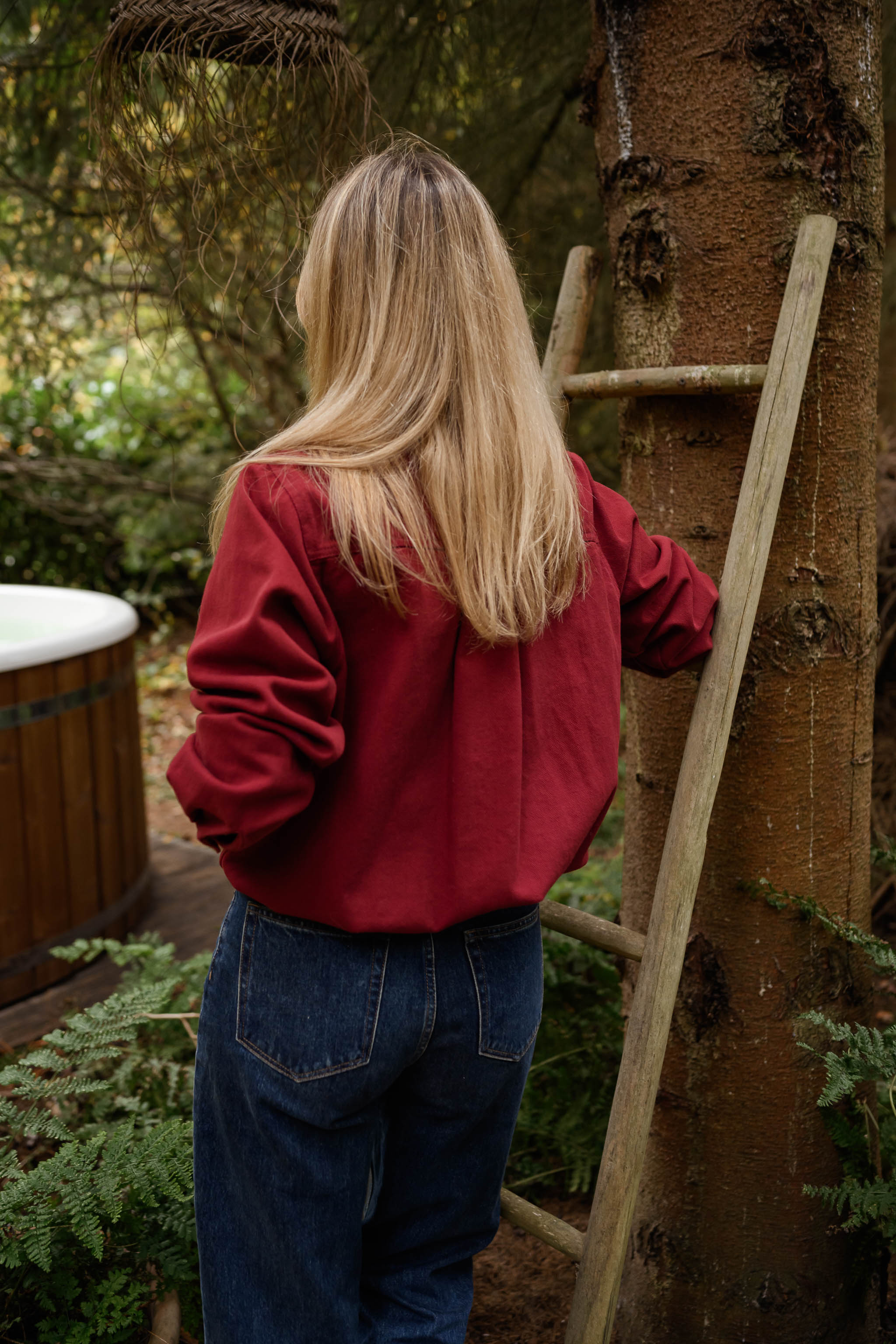 Burgundy Gabin Overshirt
