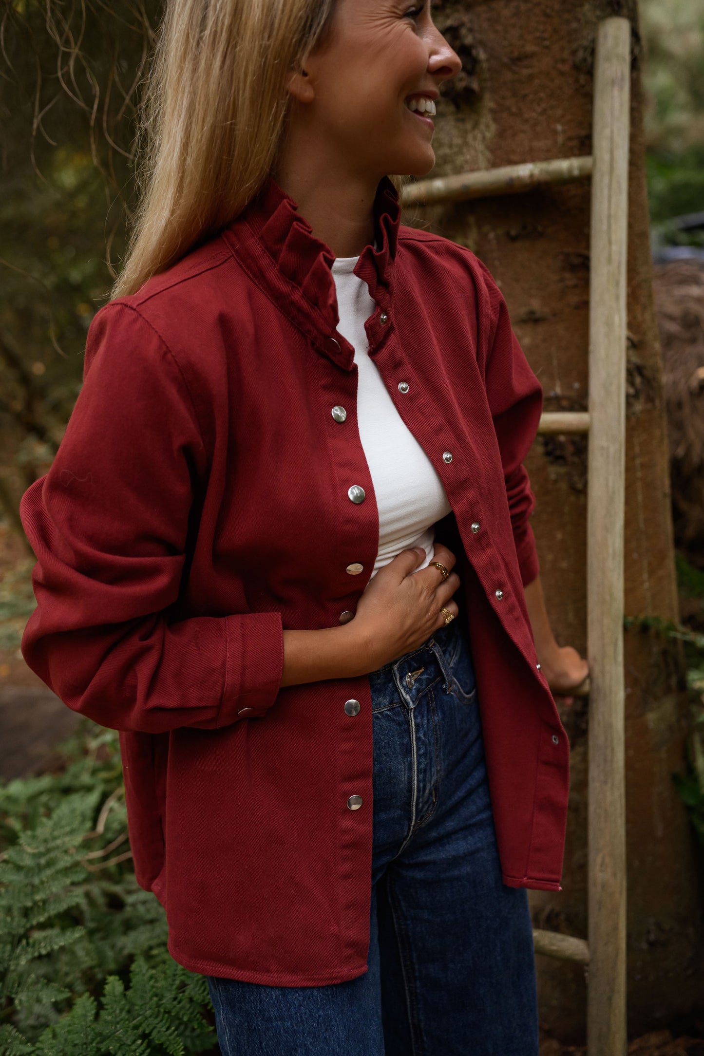 Burgundy Gabin Overshirt
