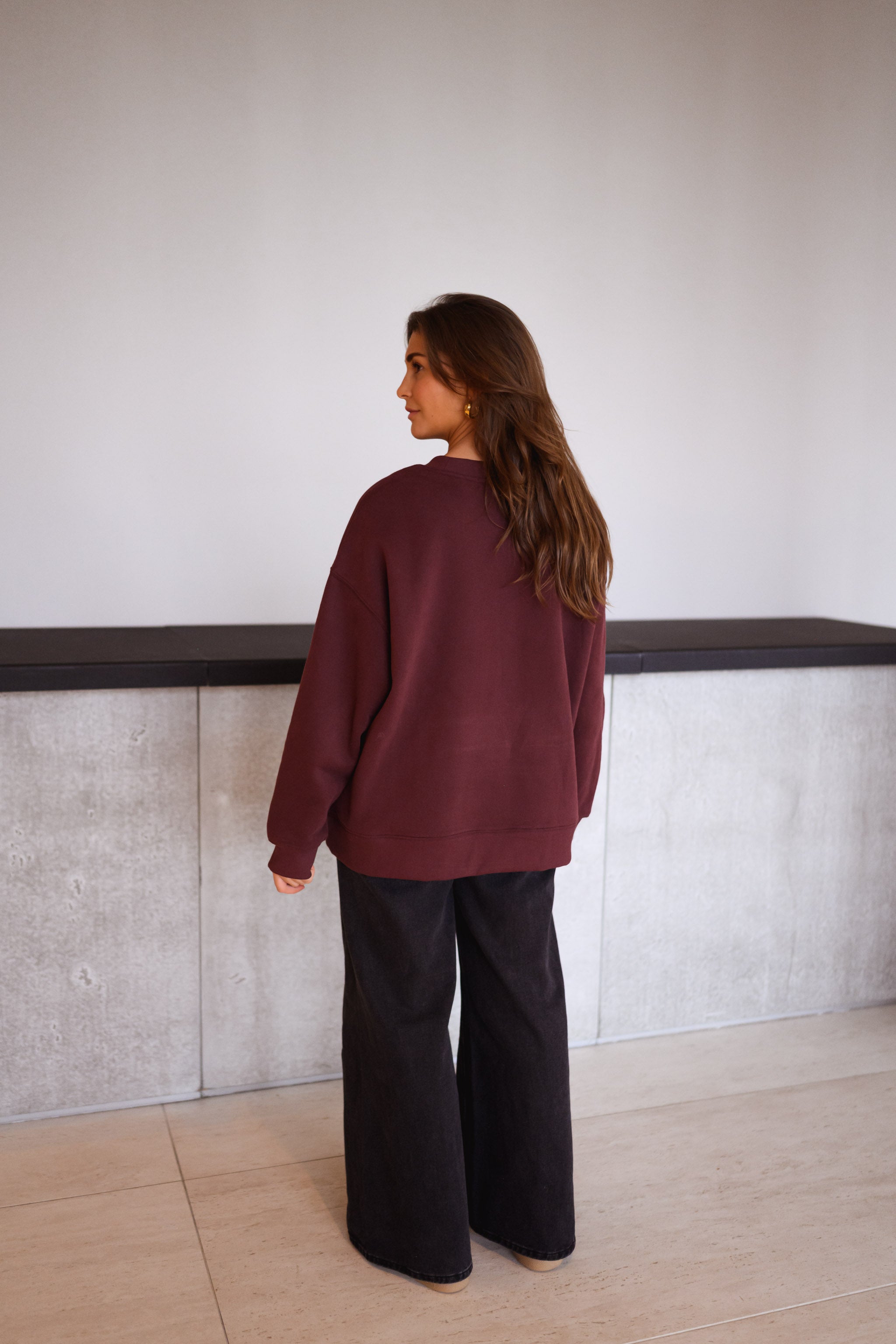Burgundy Monta Sweater