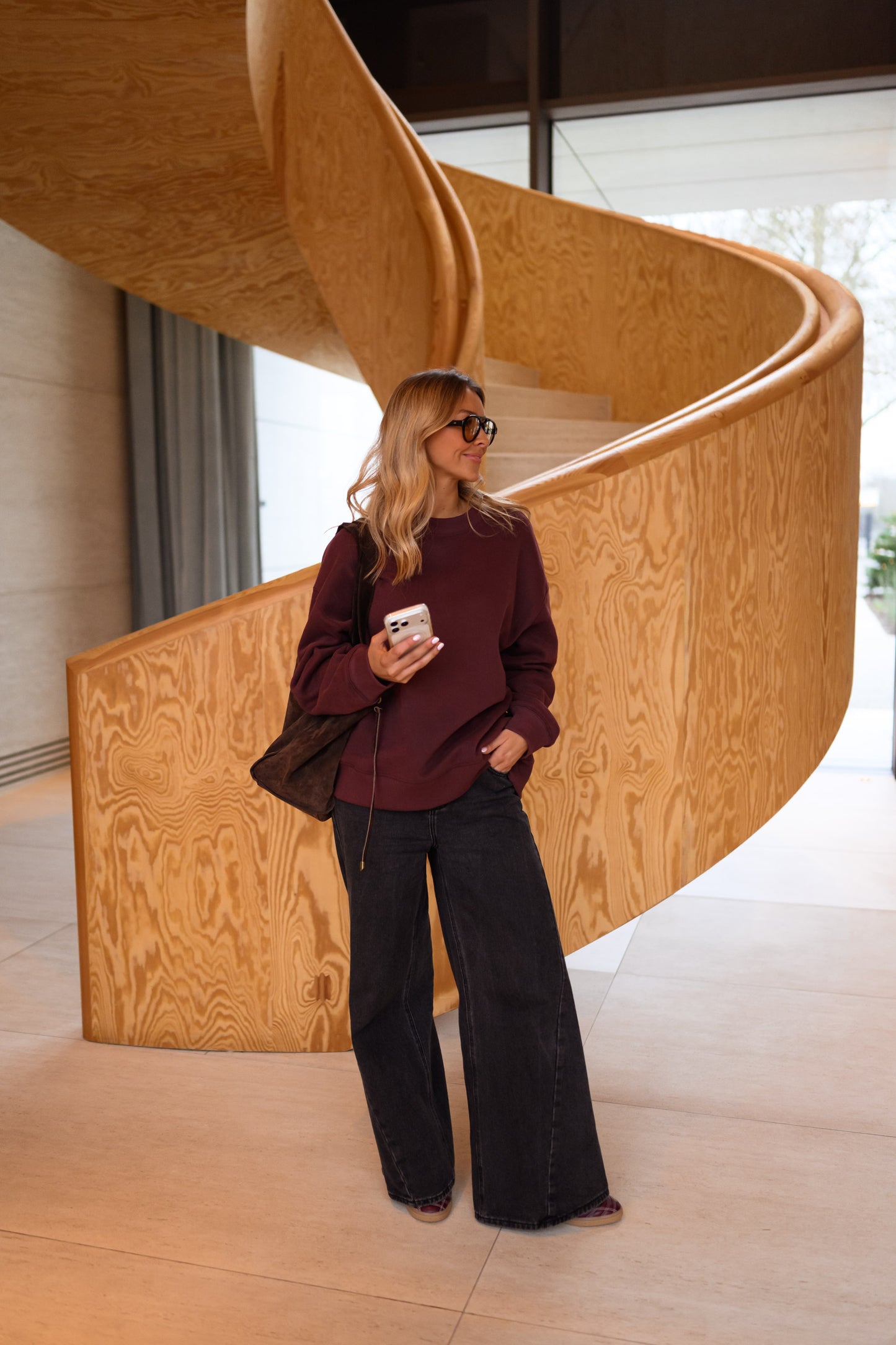 Burgundy Monta Sweater