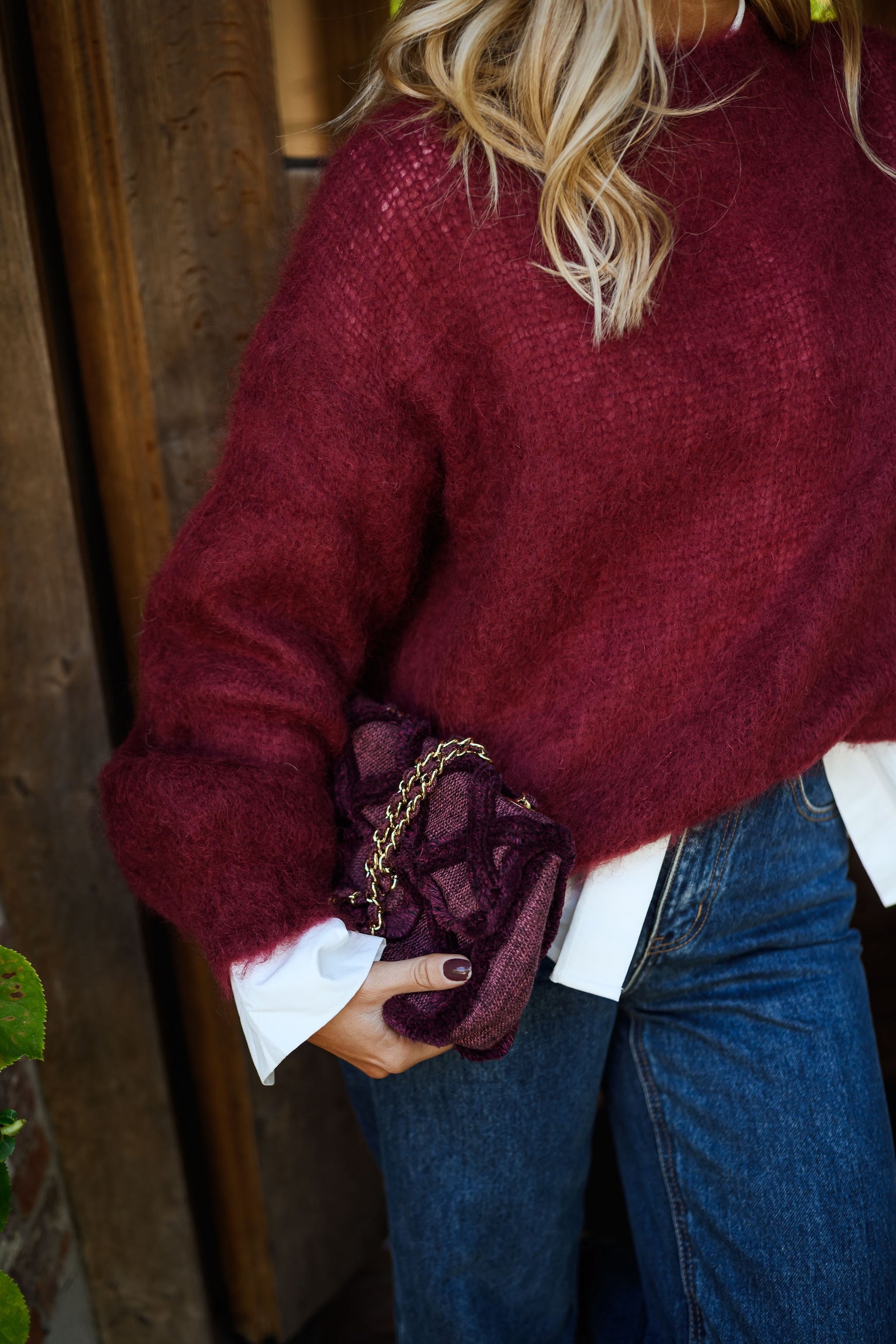 Burgundy Pieter Sweater