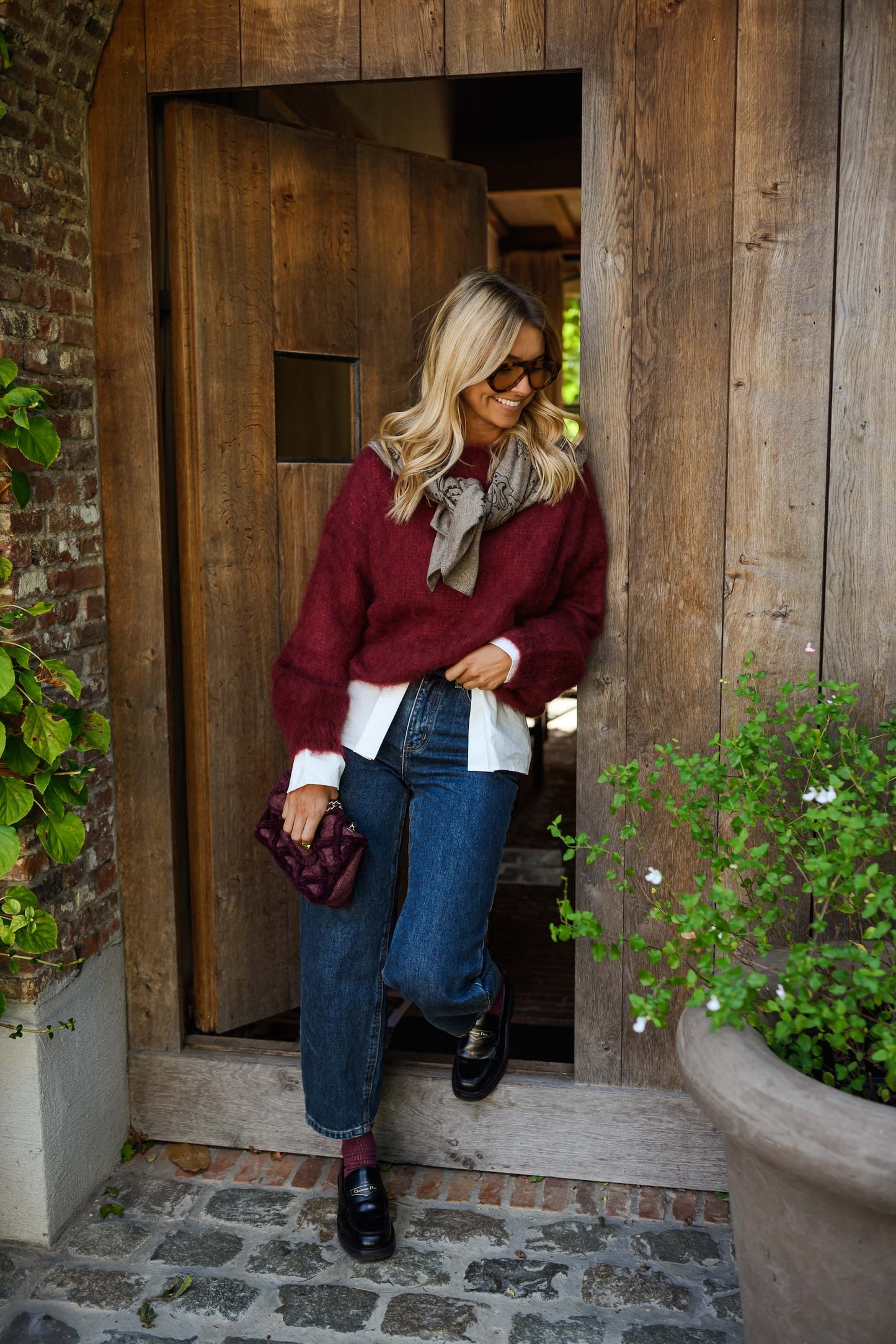 Burgundy Pieter Sweater